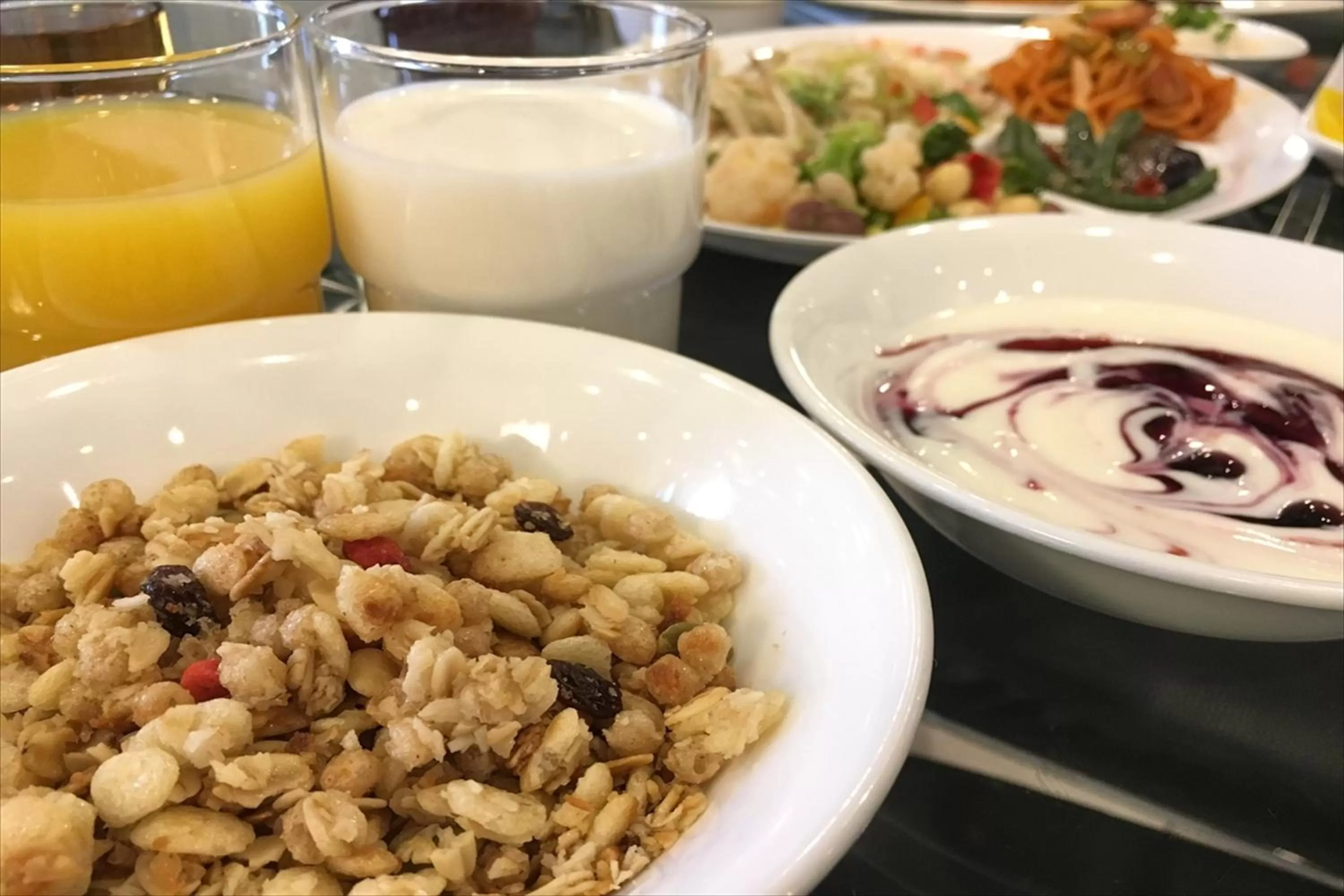 Buffet breakfast in Green Rich Hotel Iwakuni Ekimae (Artificial hot spring Futamata Yunohana)