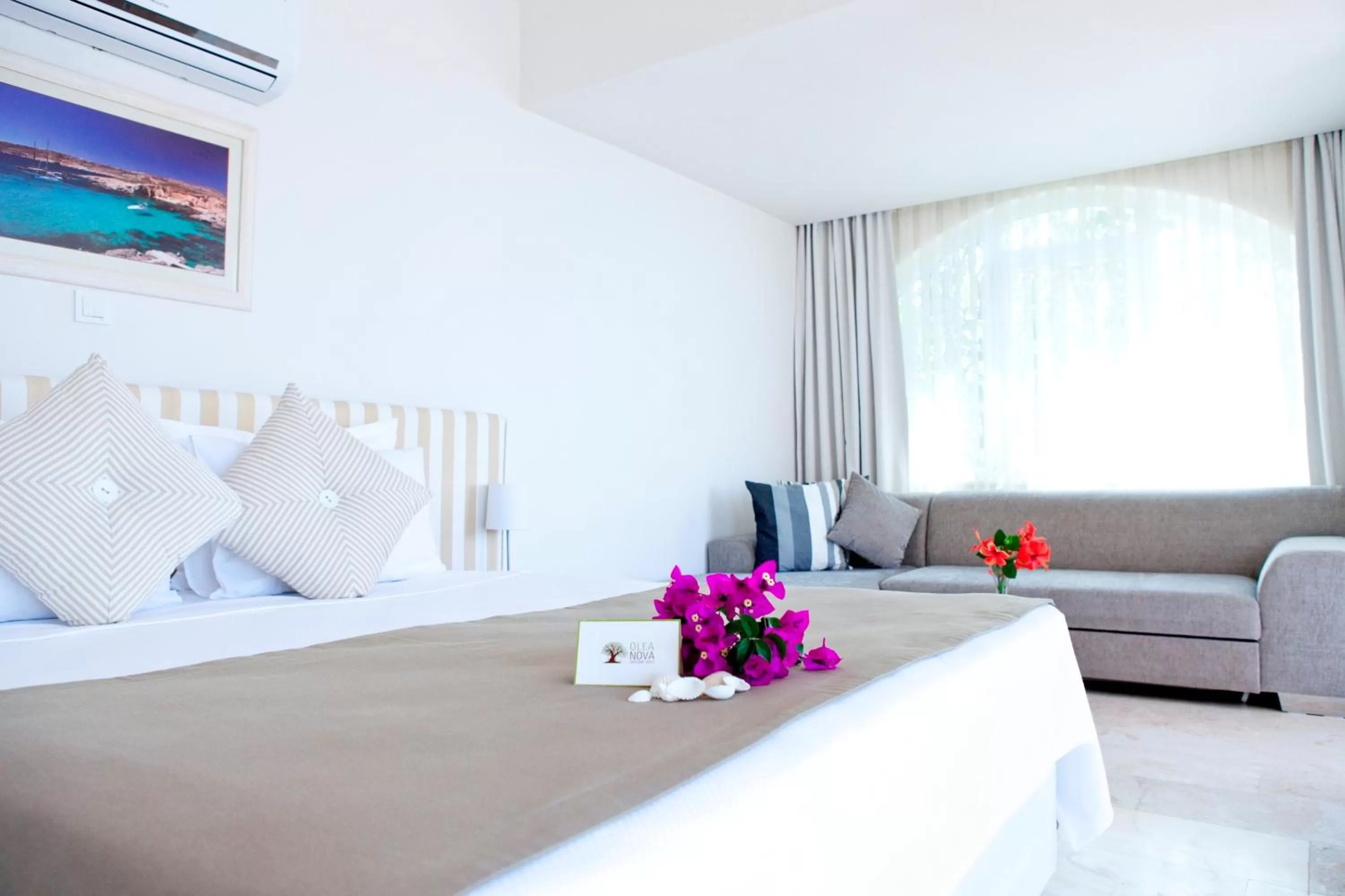 Bed in Olea Nova Hotel