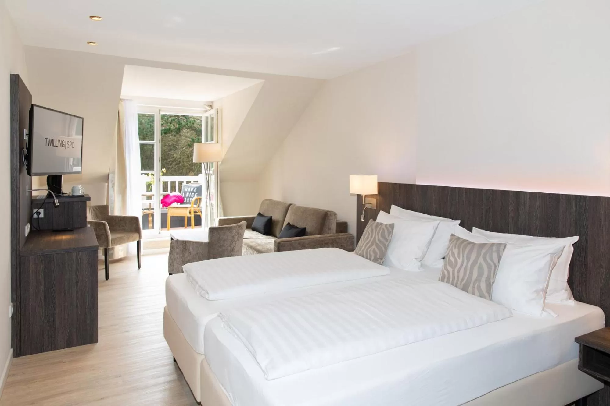 Bed in Hotel Twilling