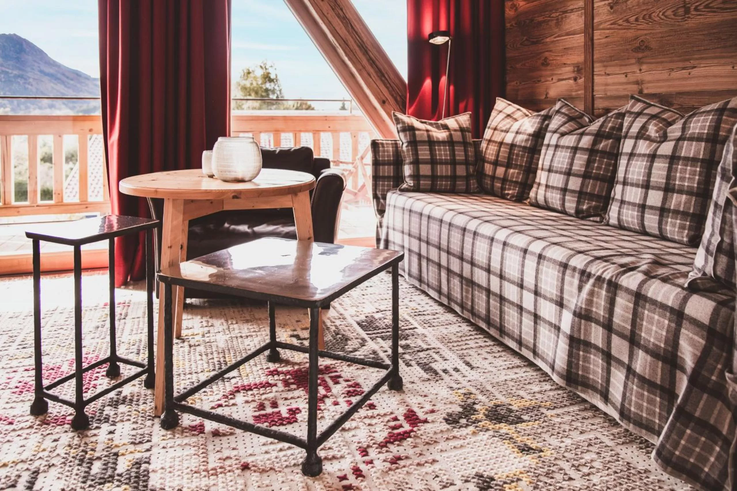 Seating area in Das Achental Resort