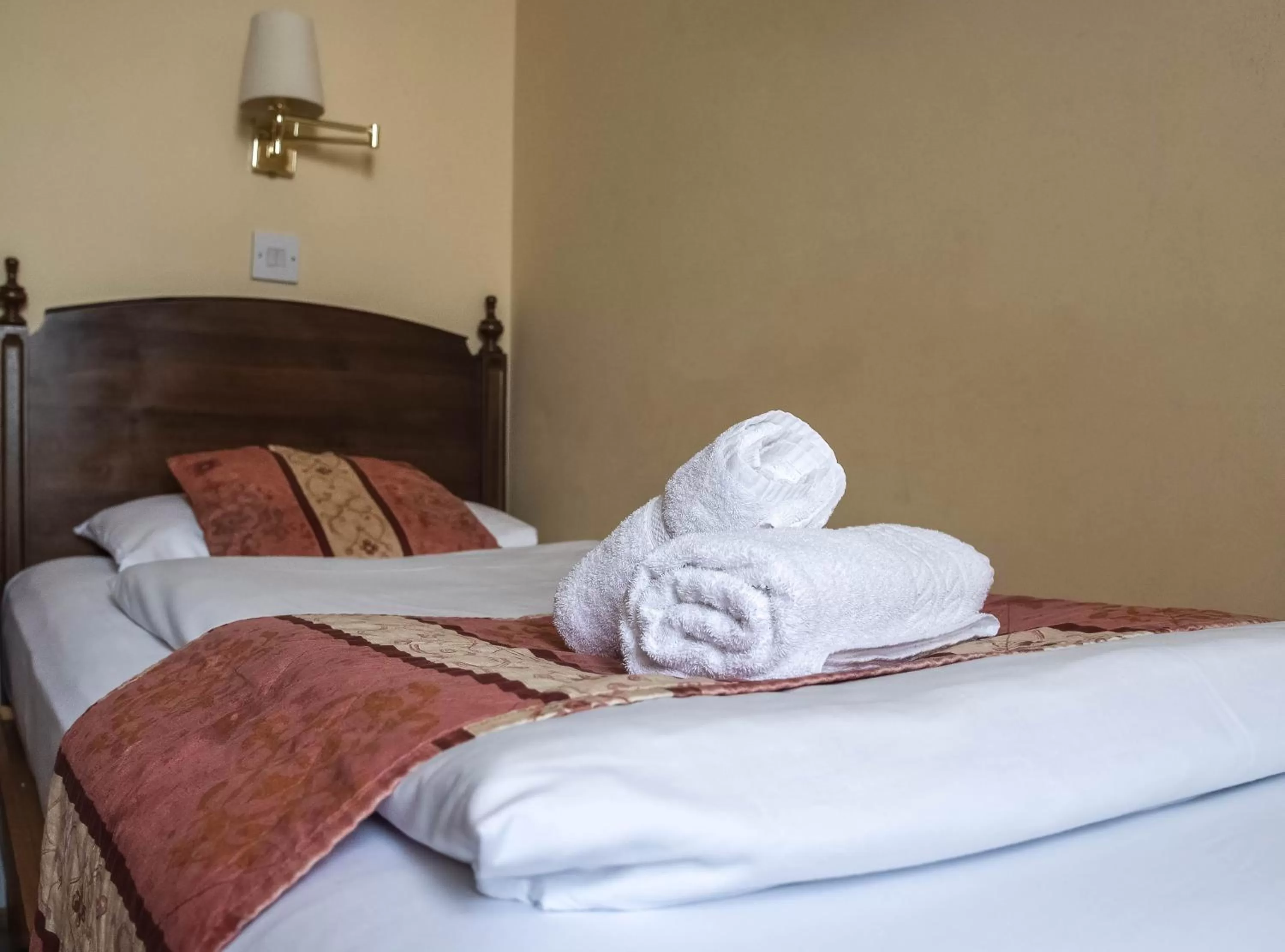 Bed in Shakespeare Hotel