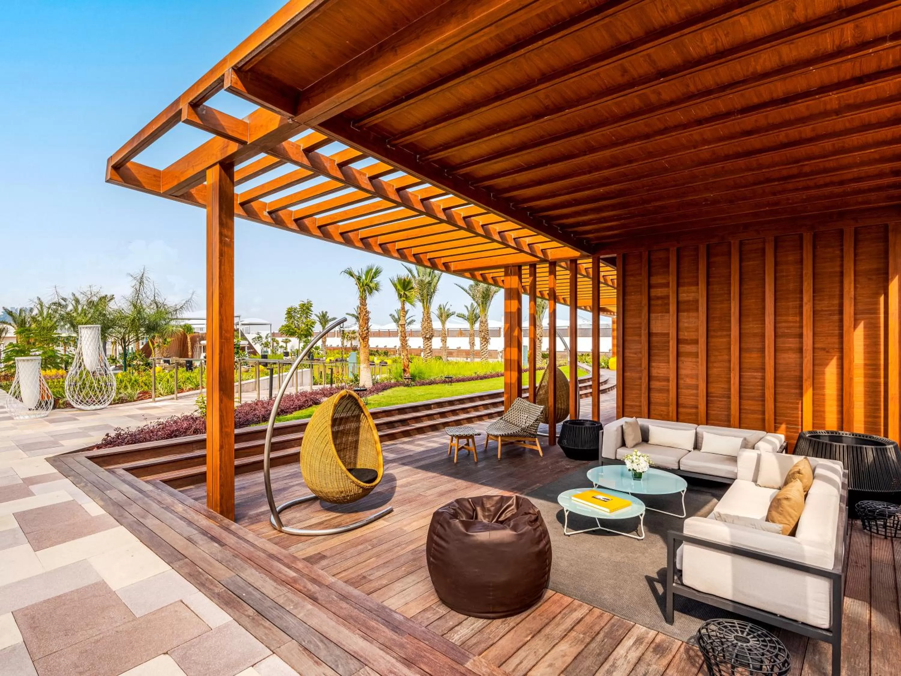 Seating area in Rixos Gulf Hotel Doha