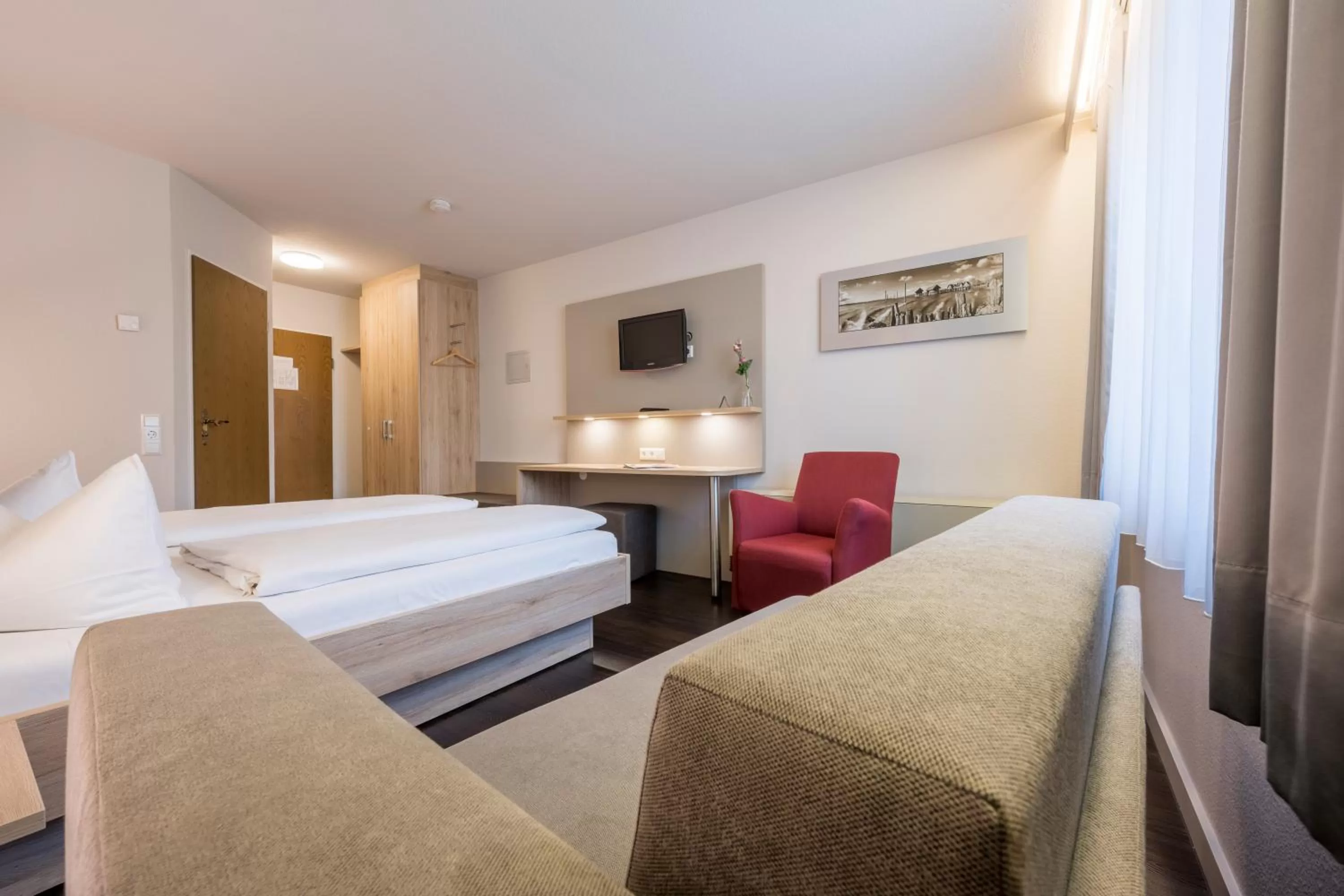 Photo of the whole room, Bed in Landhotel Traube