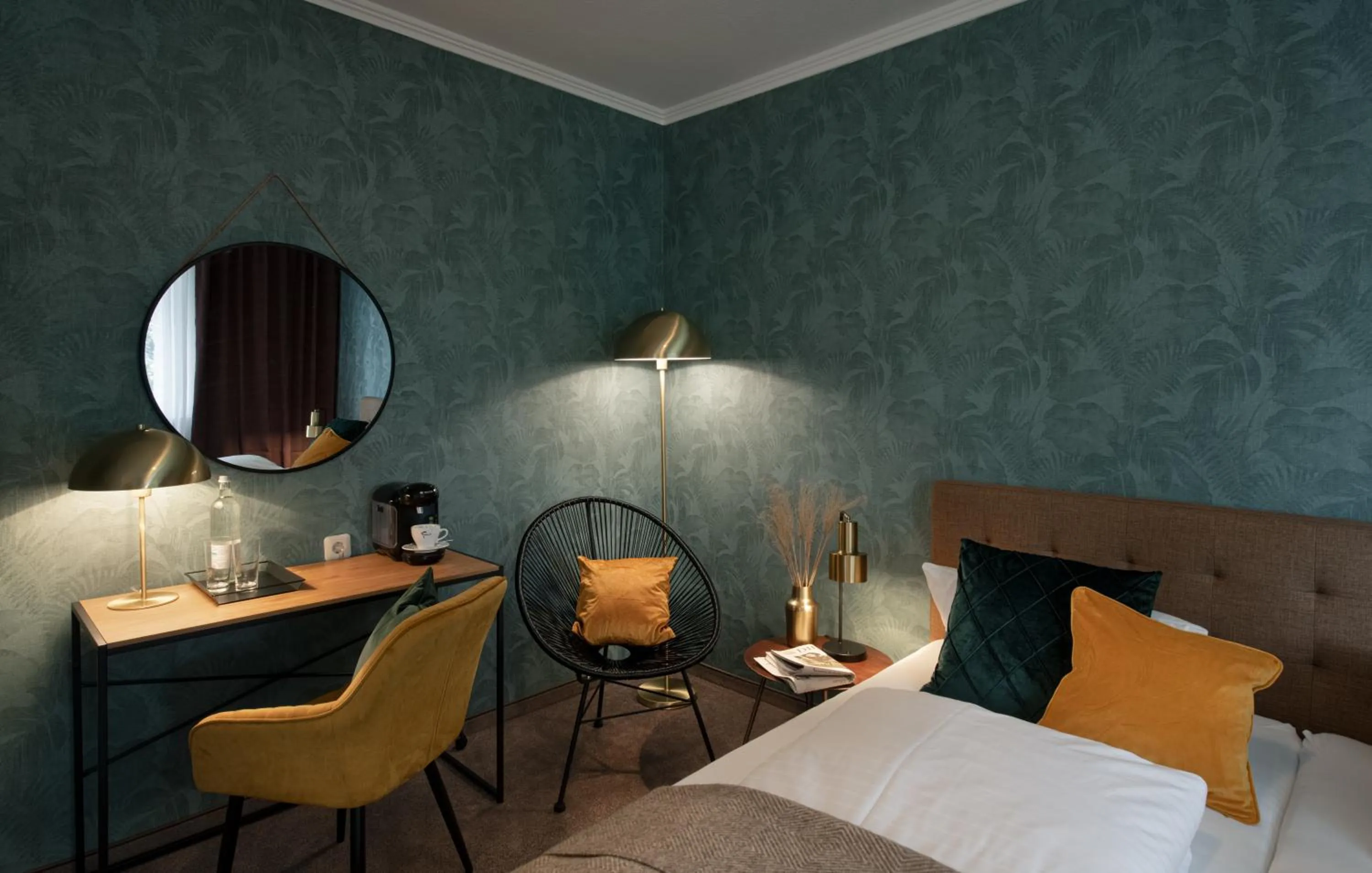 Photo of the whole room, Bed in Hotel Stadt Hamburg