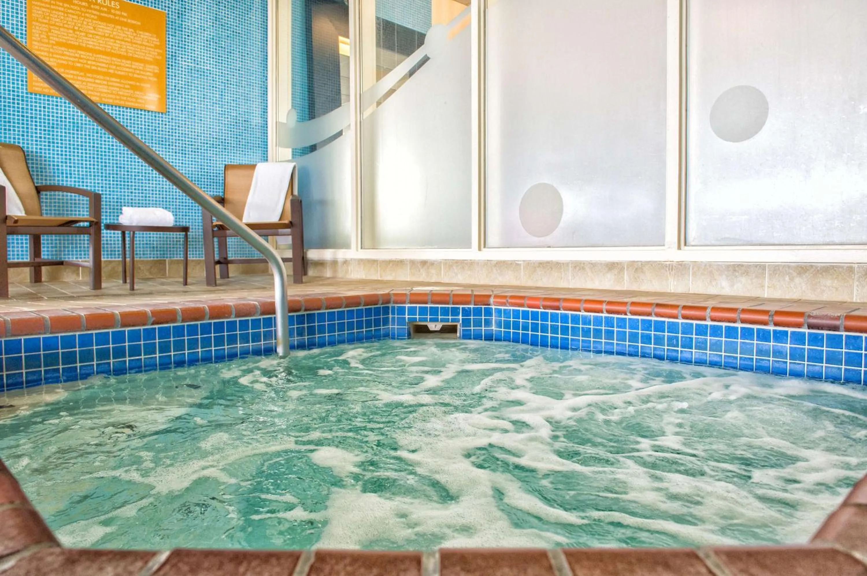 Pool view in Hilton Vancouver Washington