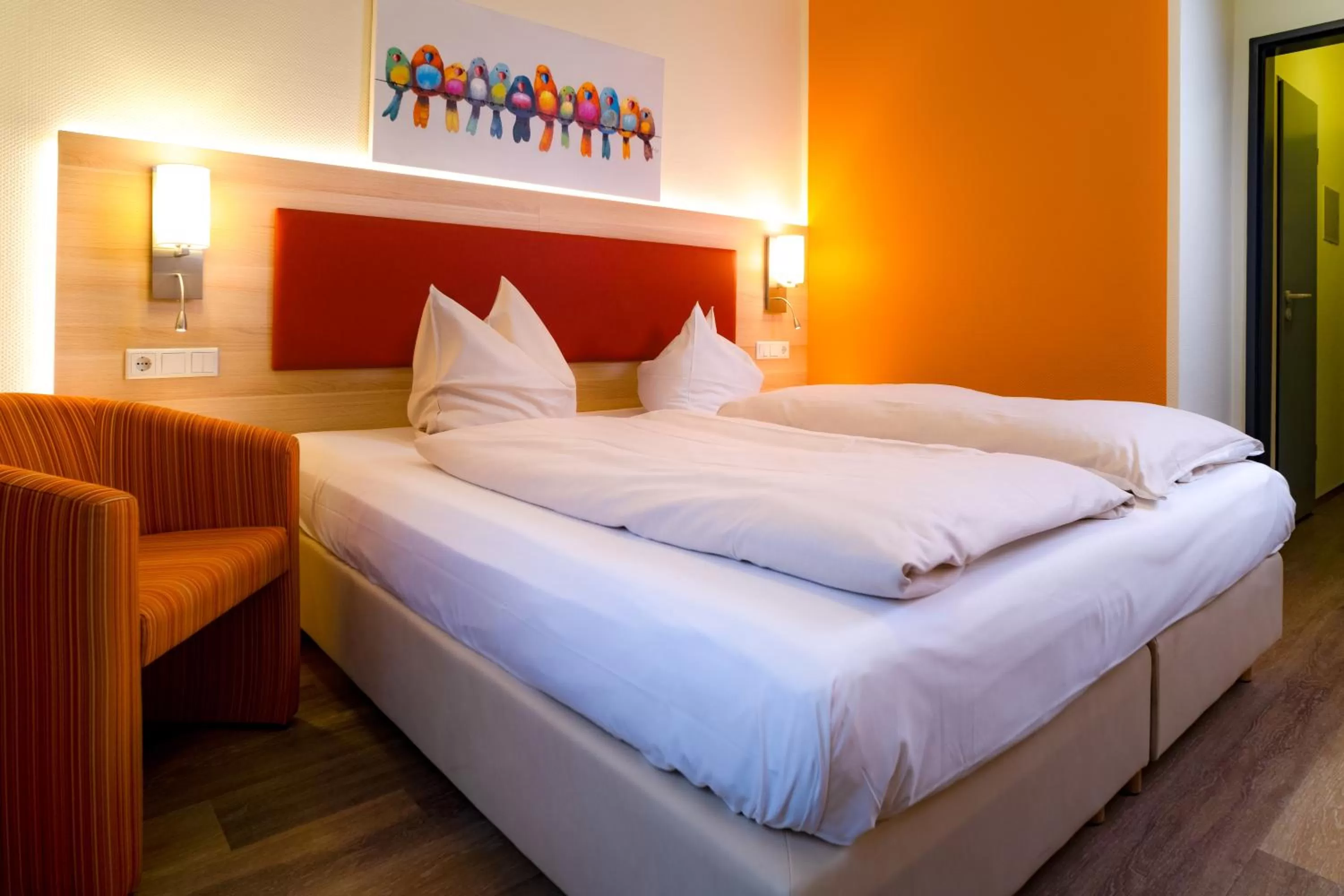 Bed in Hotel am Stadtpark