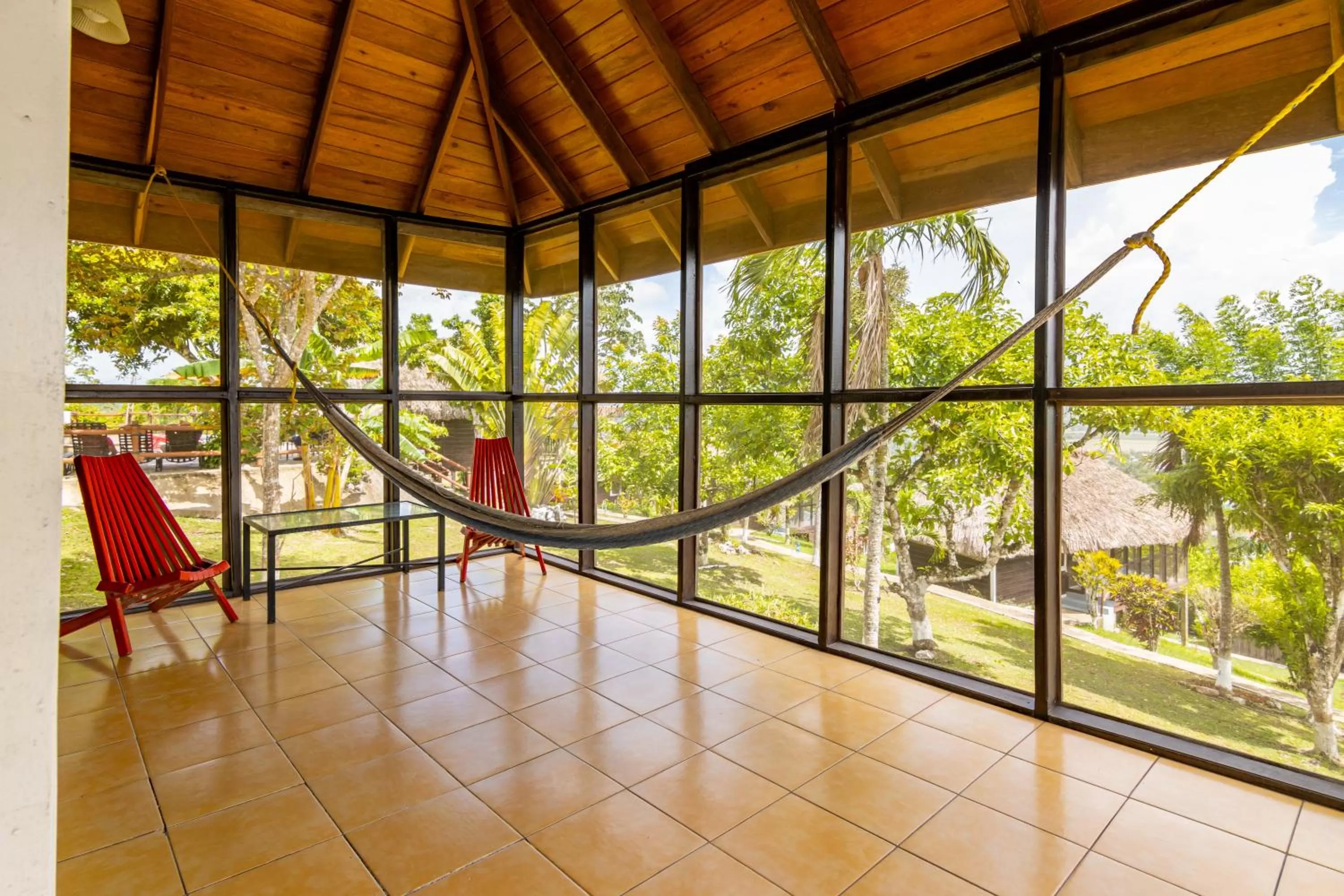 Patio in Cahal Pech Village Resort