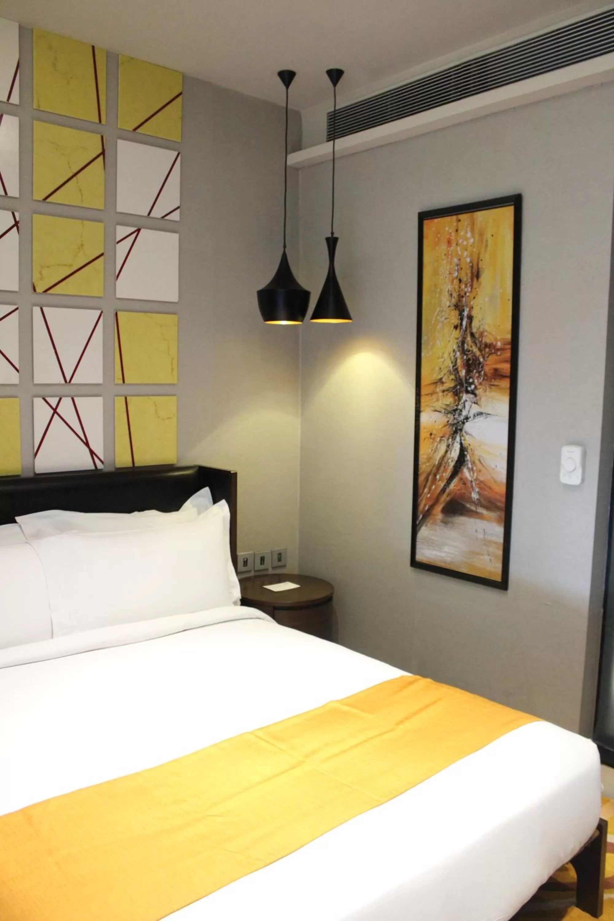 Decorative detail, Bed in Holiday Inn Express New Delhi International Airport T3 by IHG