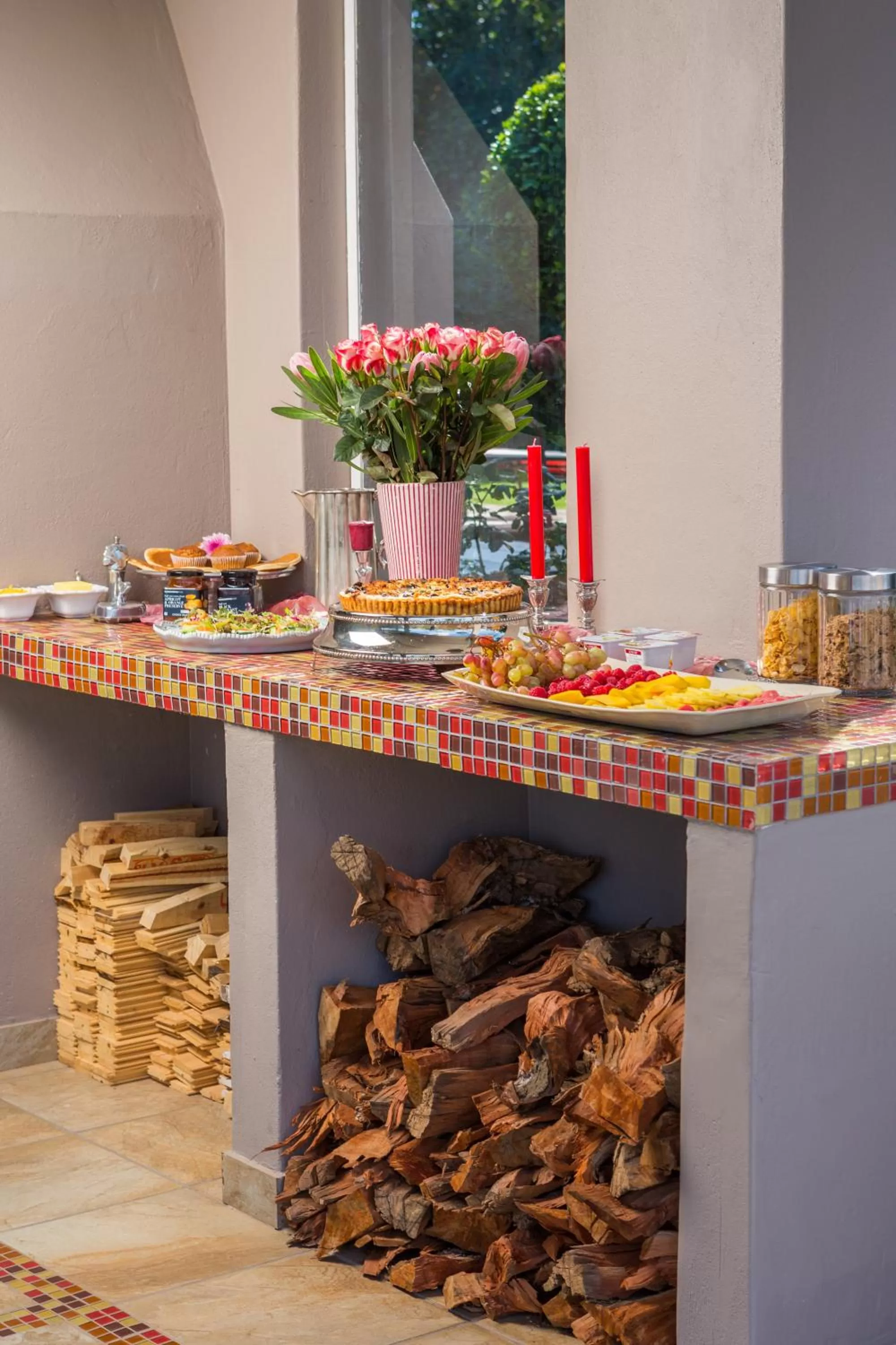 Patio, Food in La Vida Luka - Luxury Guesthouse