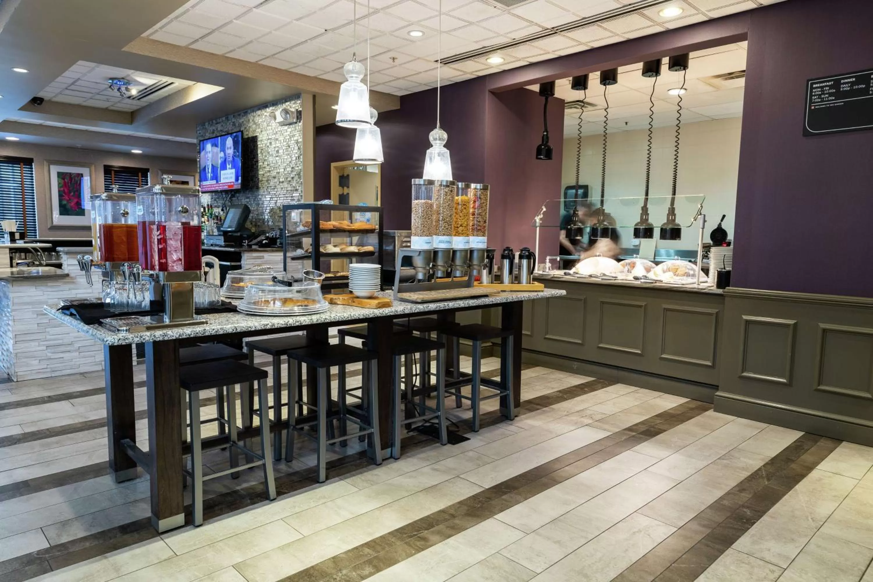 Breakfast in Hilton Garden Inn West Des Moines