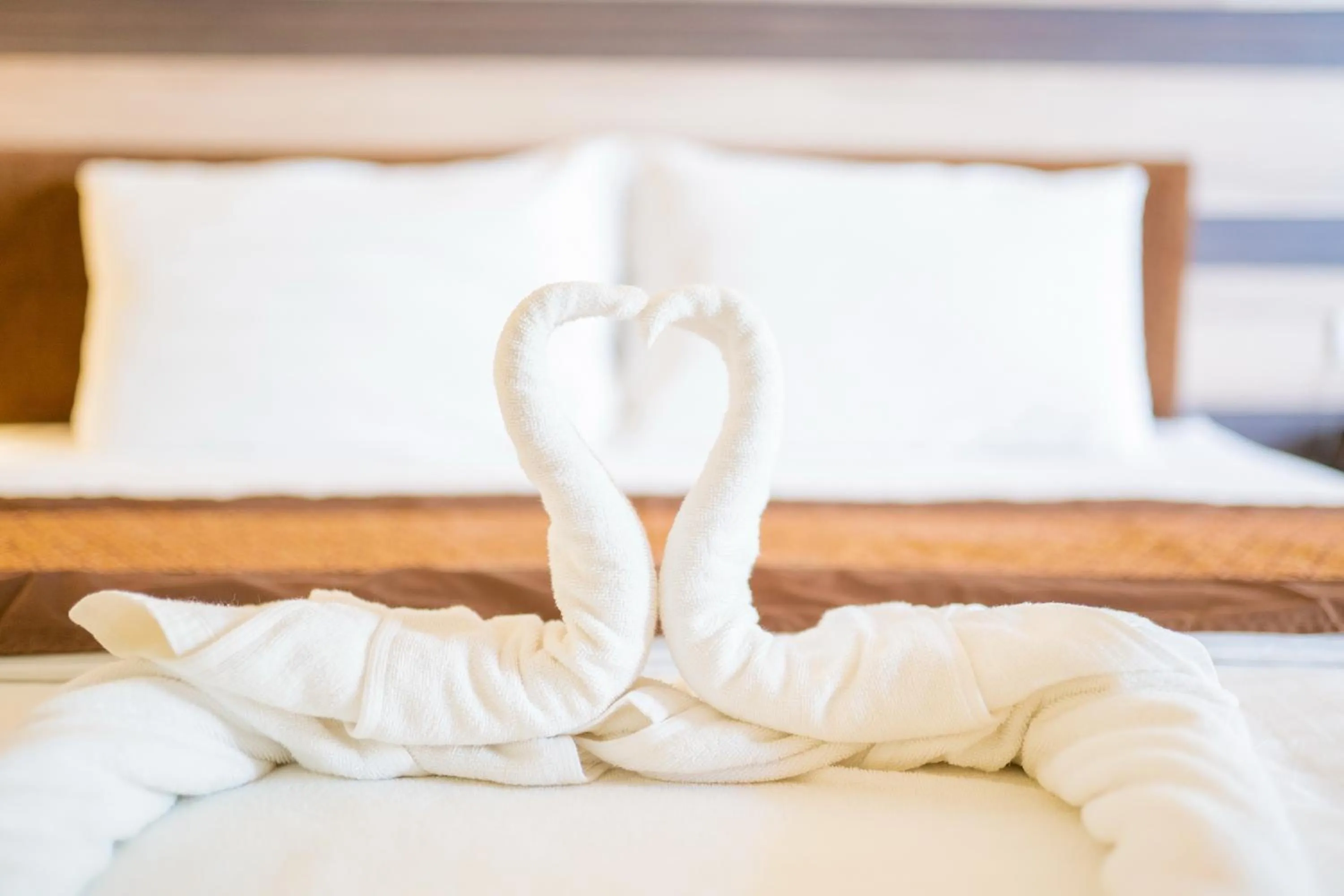 Bed in Chawalun Resort