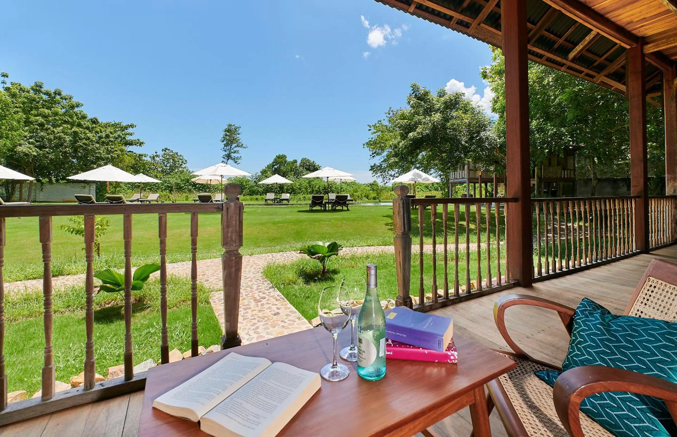 Balcony/Terrace in Temple Tree Resort
