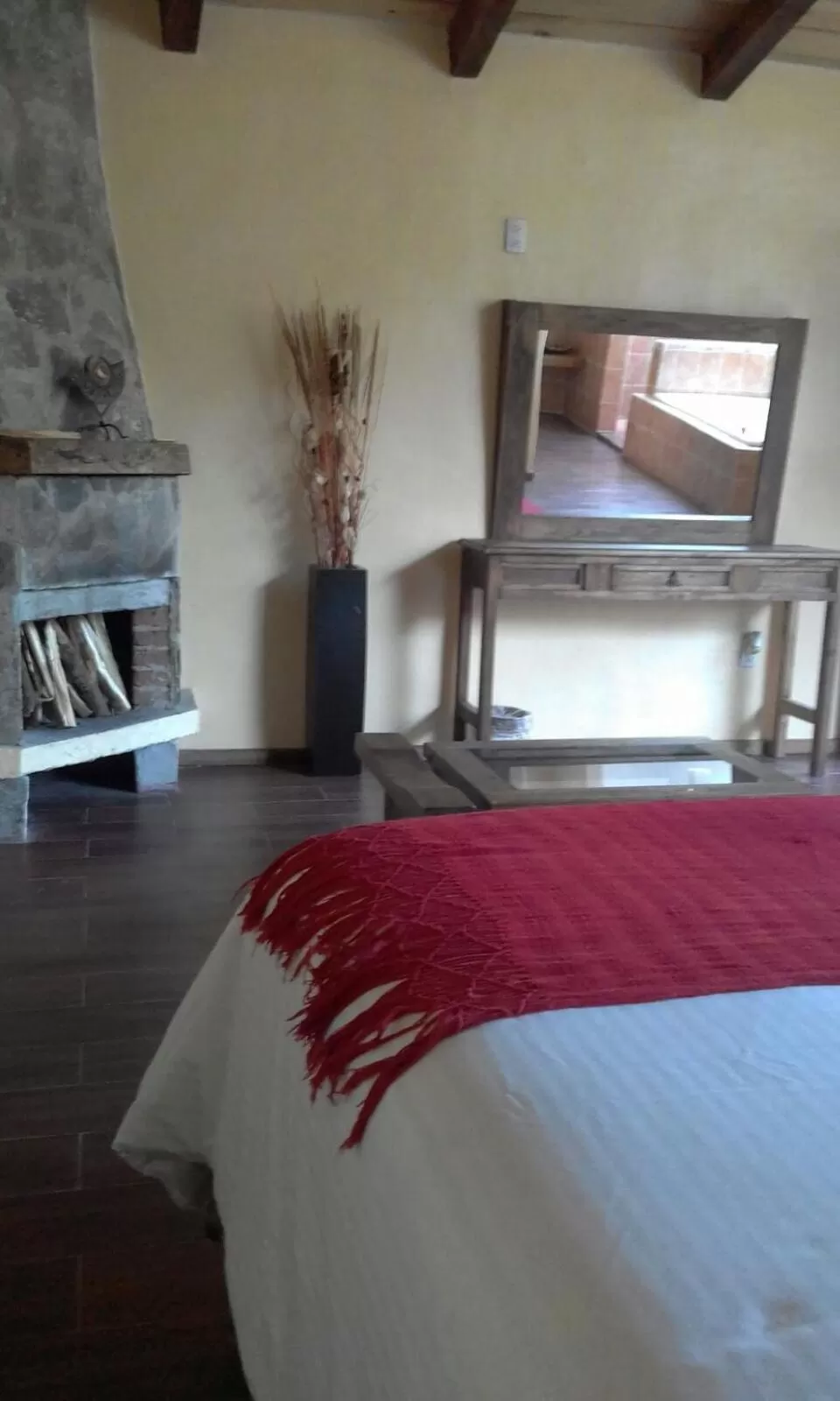 Bed in Cabañas La Cascada