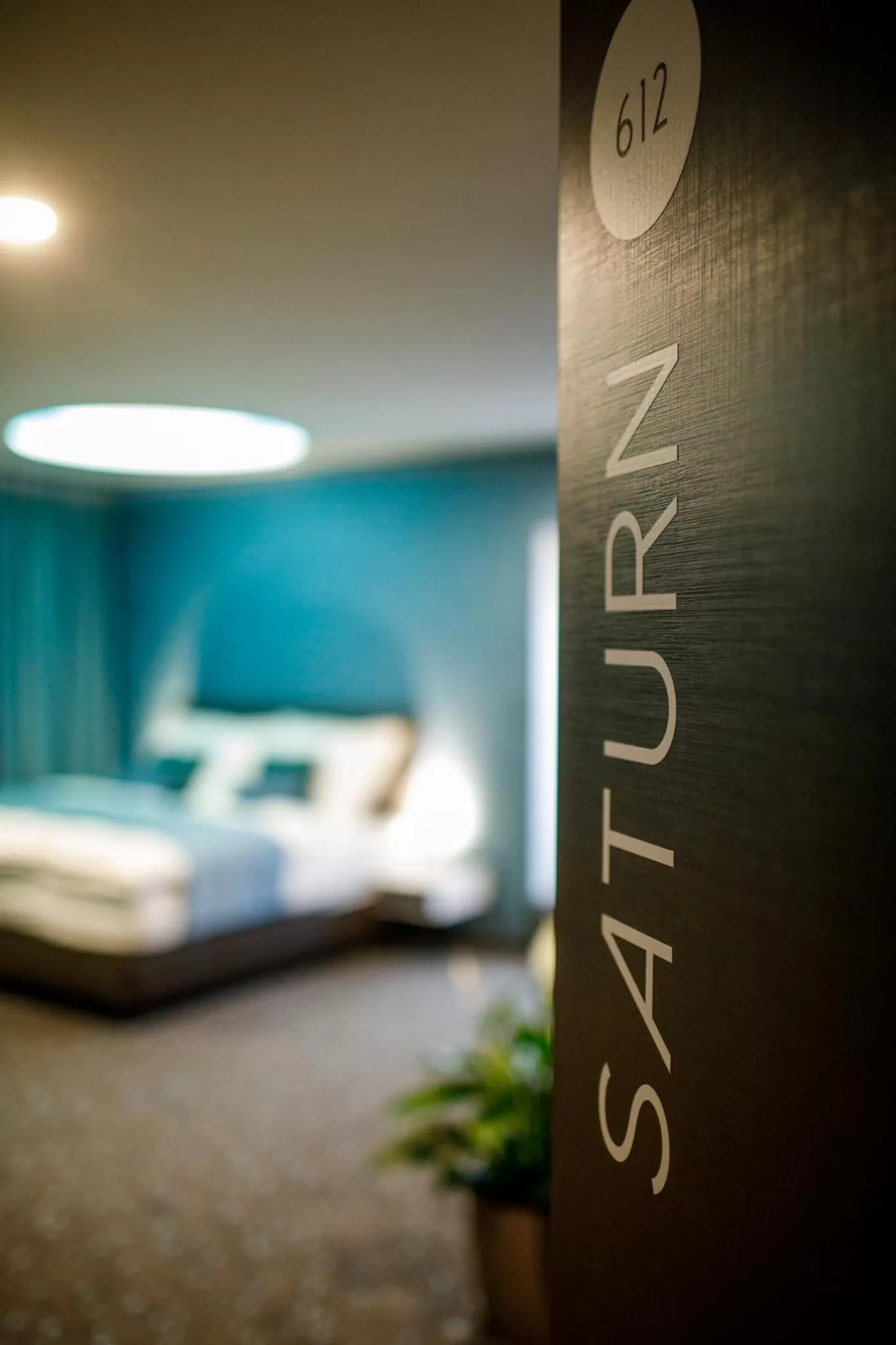 Bedroom, Bed in Rooftop Planet Prague Hotel