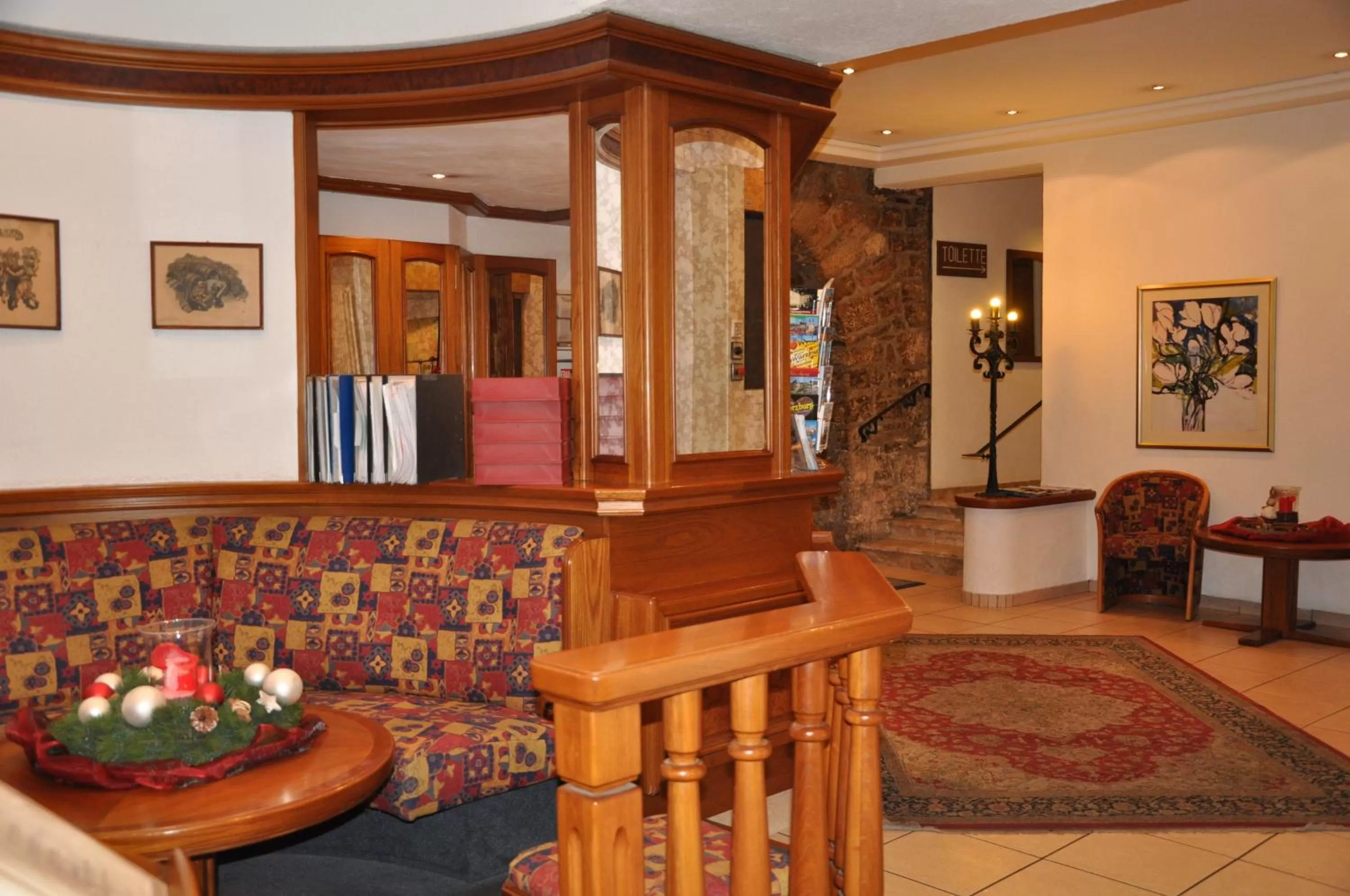 Lobby or reception in City Partner Hotel Strauss