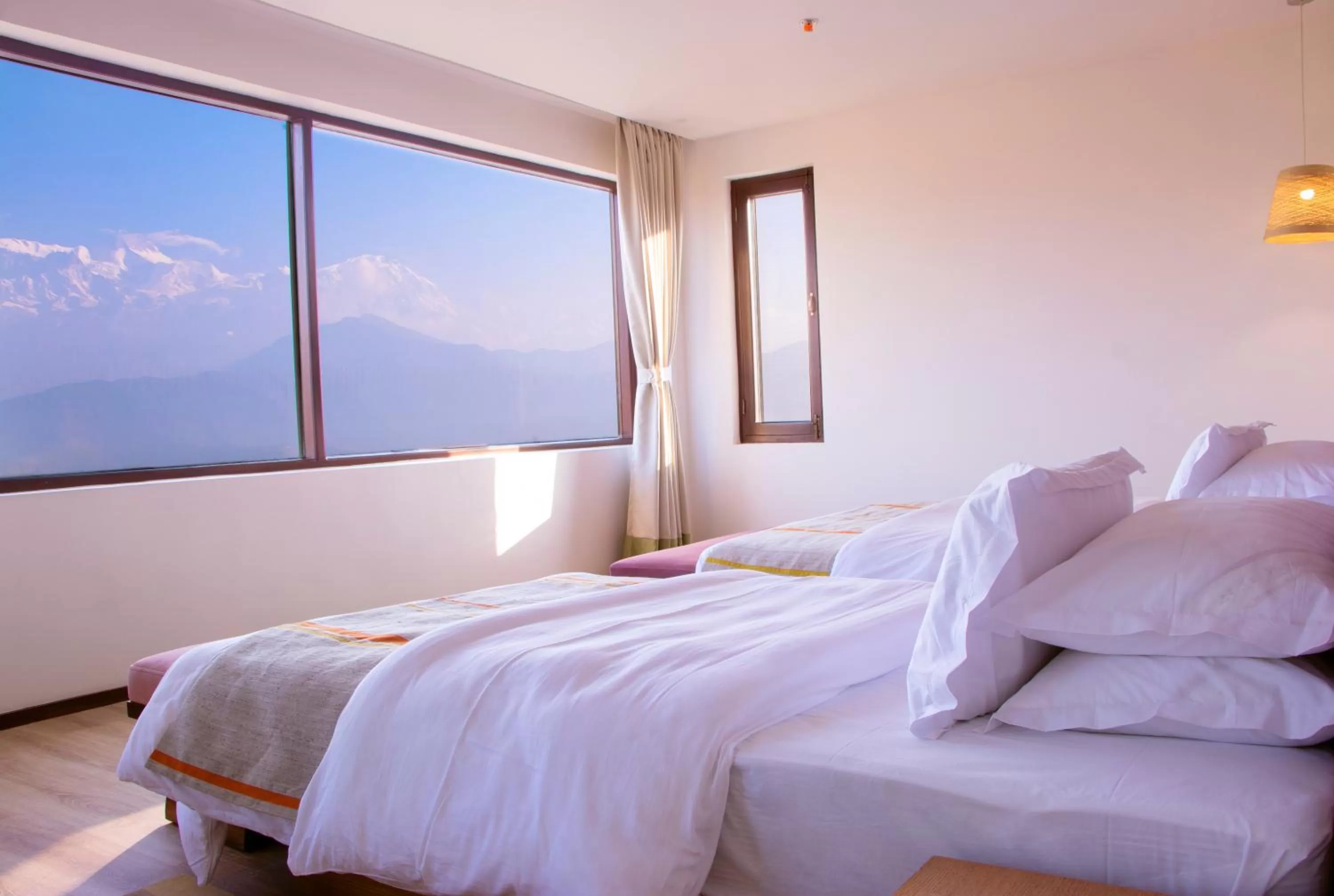 Mountain view, Bed in Hotel Annapurna View Sarangkot