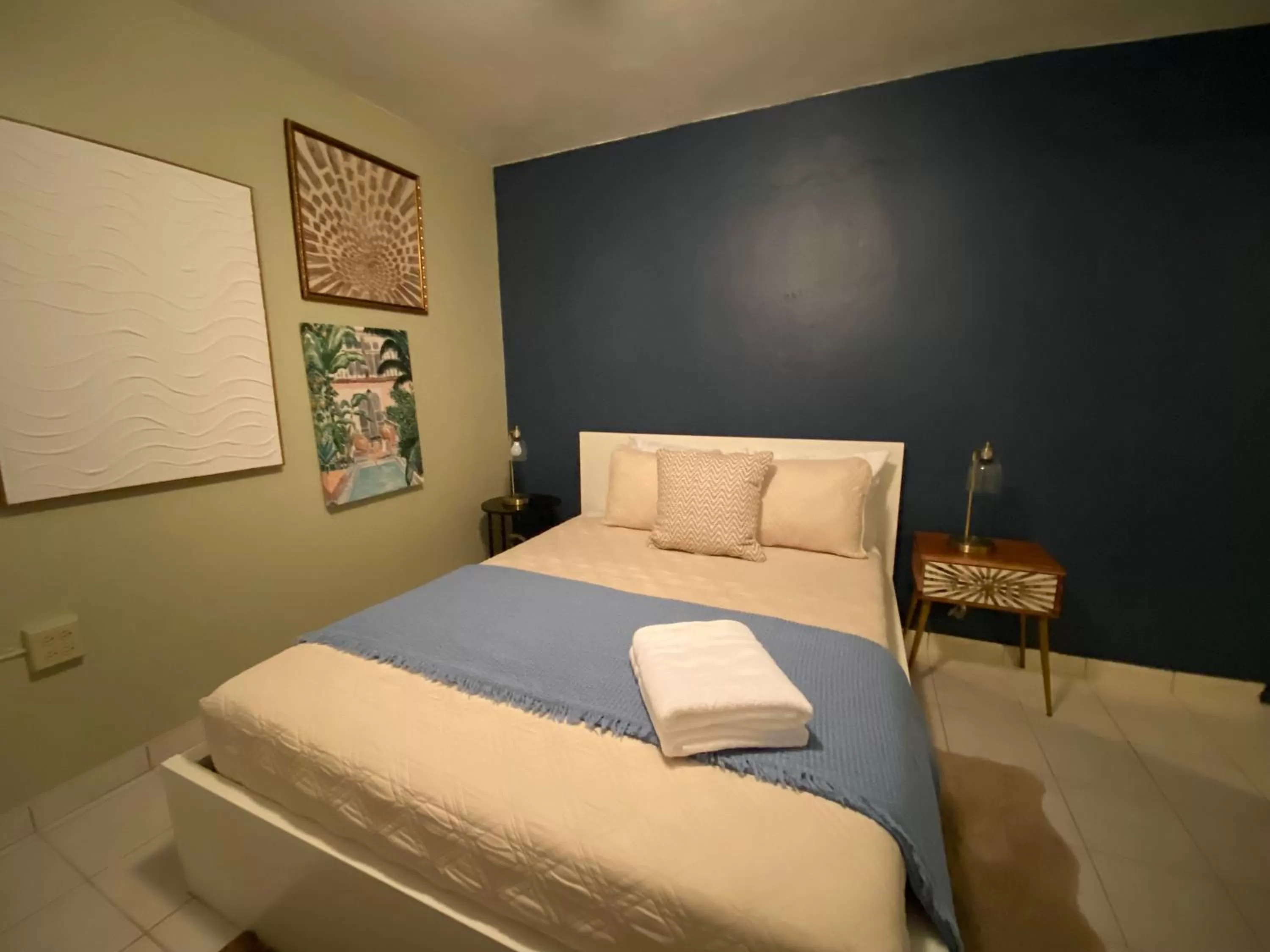 Bed in El Flamingo Beach Club