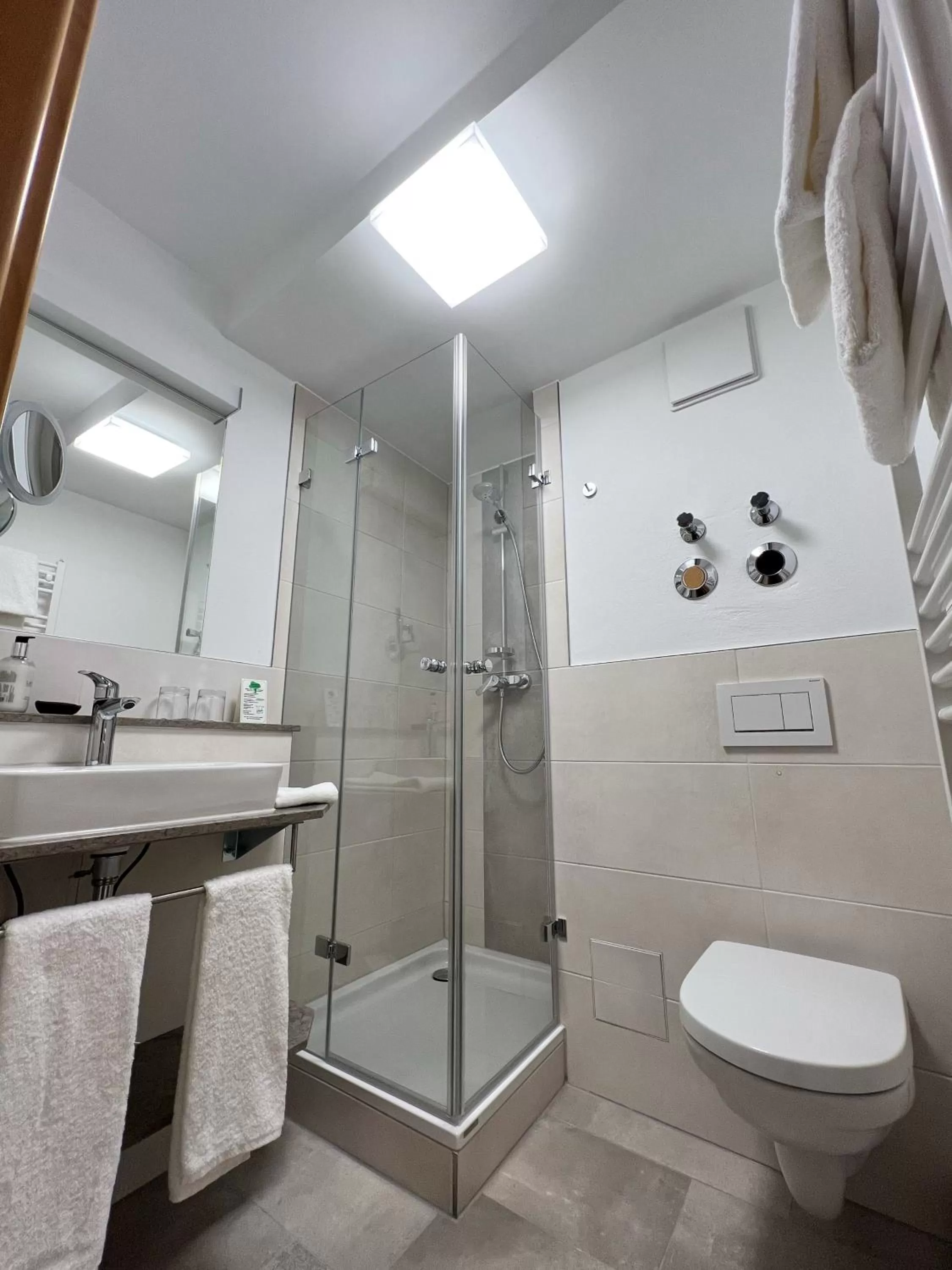 Shower in Hotel Prinz