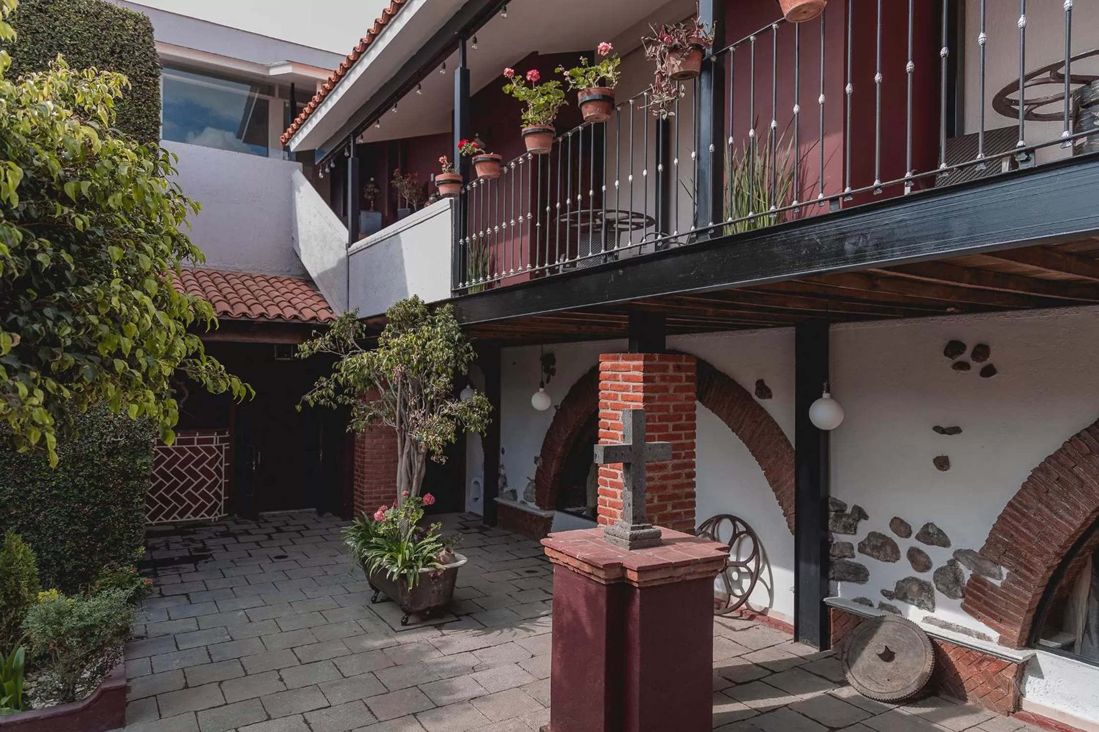 Patio in Casa Eva Hotel Boutique & Spa