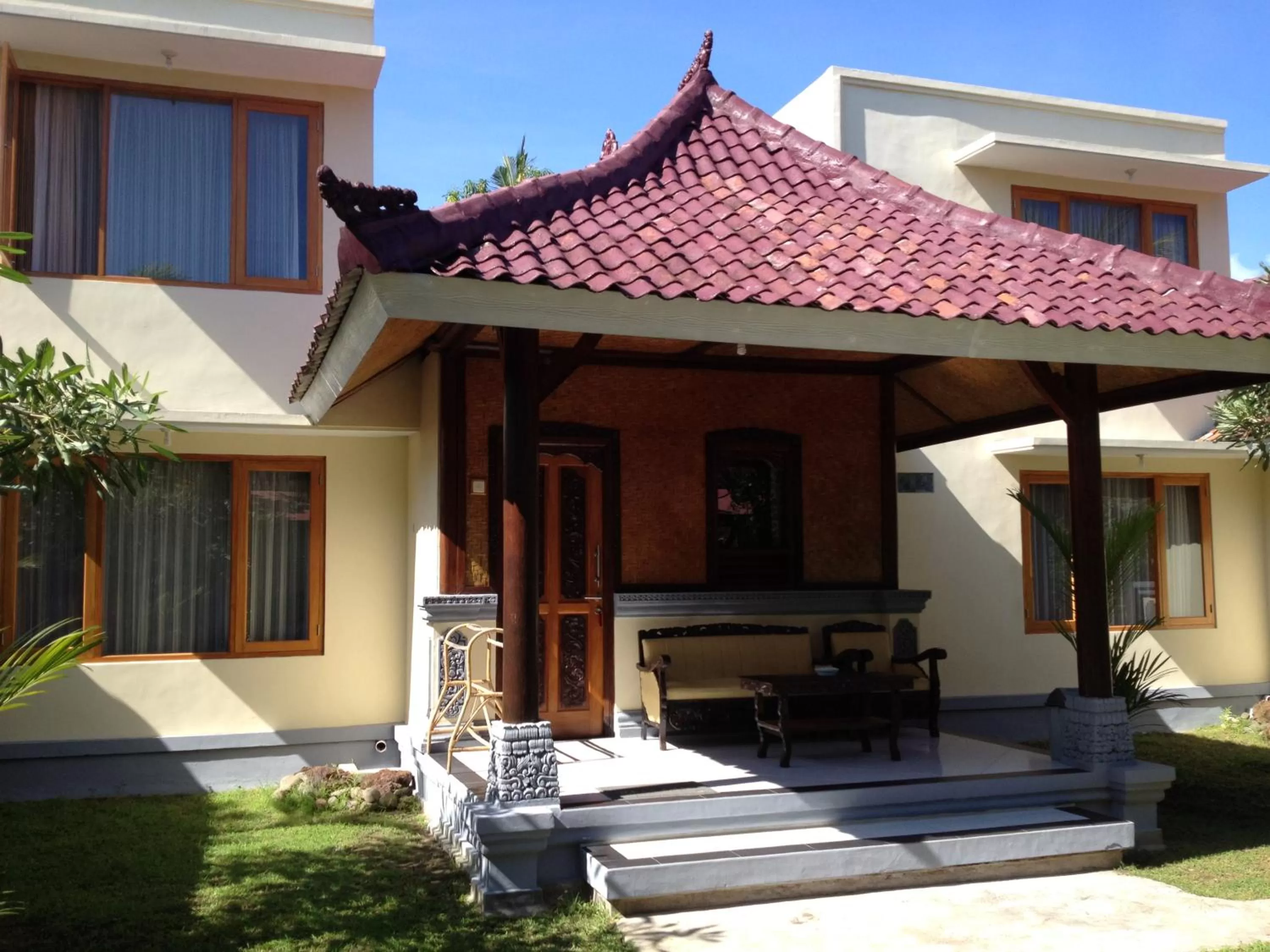 Property building, Patio/Outdoor Area in Astina Hotel