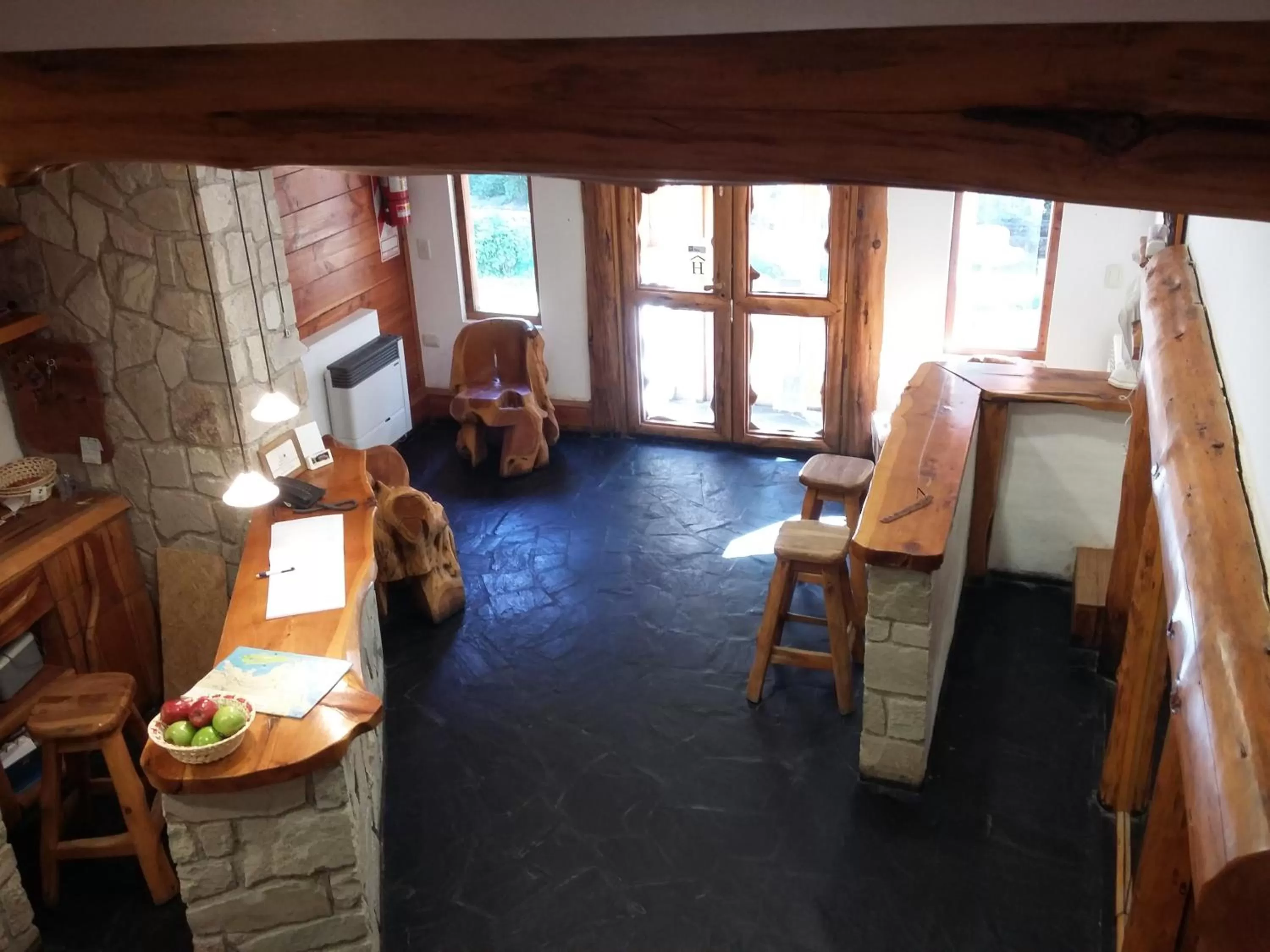 Facade/entrance in Hosteria Lekun Lekun