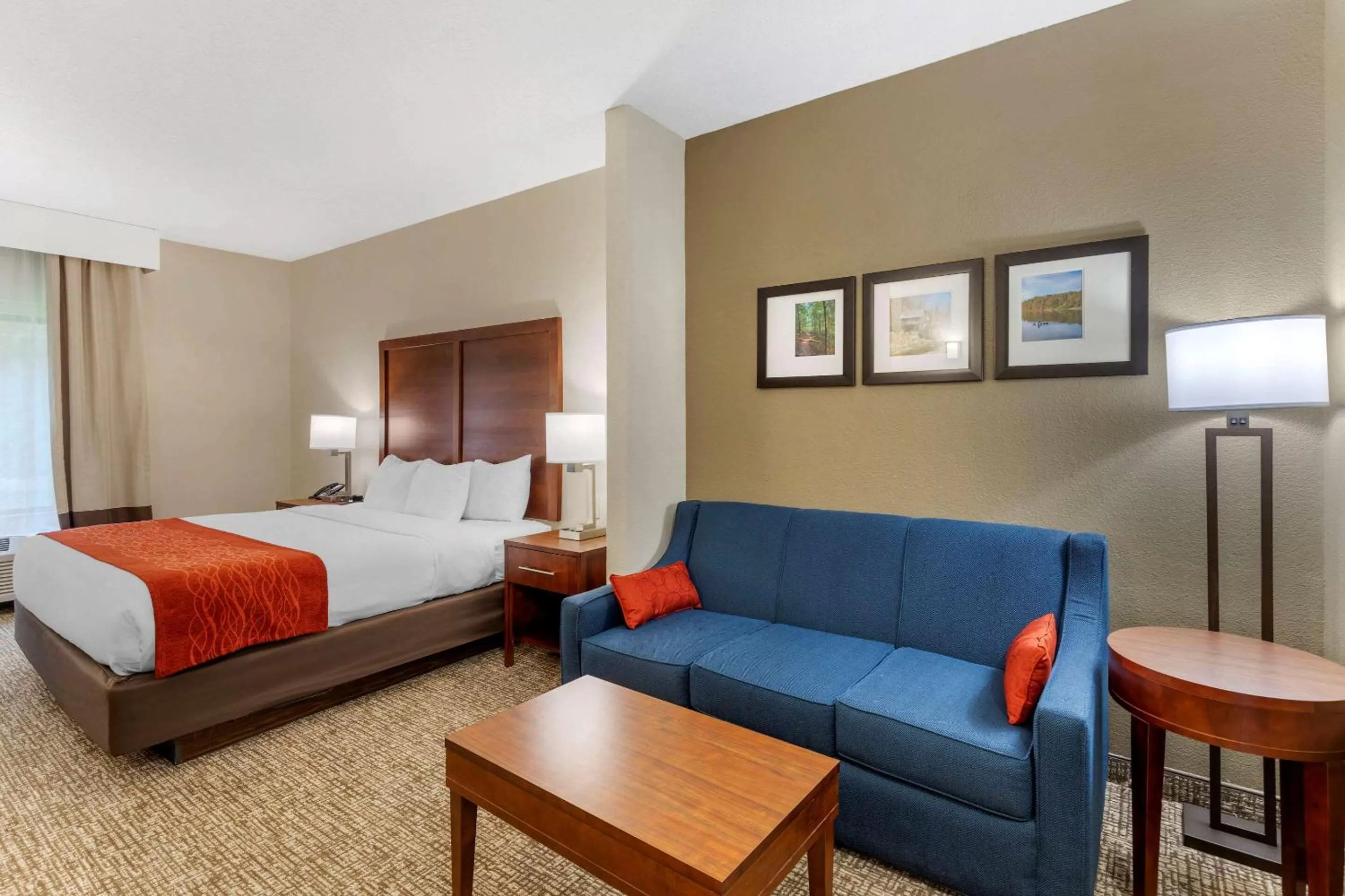 Photo of the whole room, Bed in Comfort Inn & Suites Canton Riverstone Area