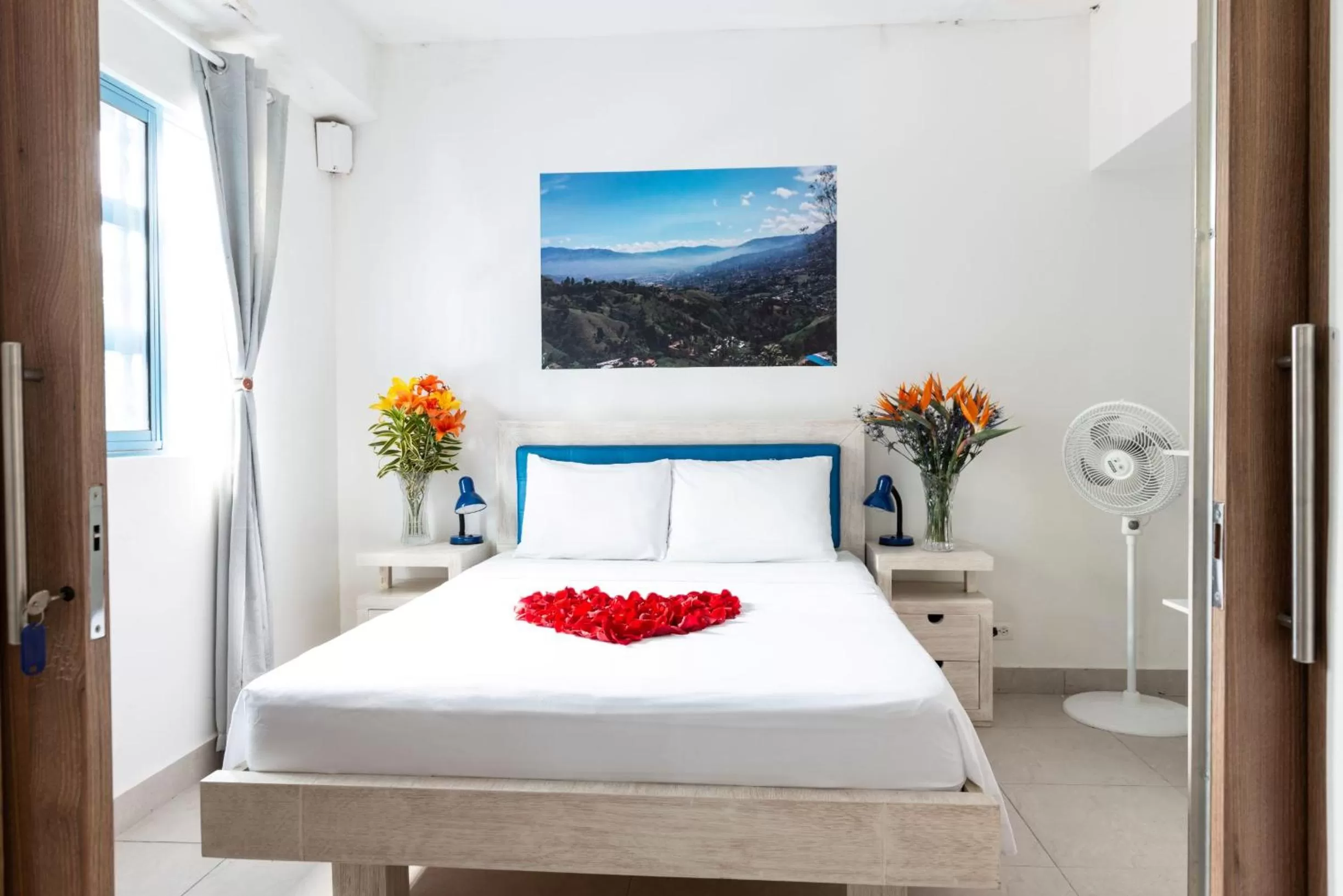 Bedroom, Bed in Air Guest House