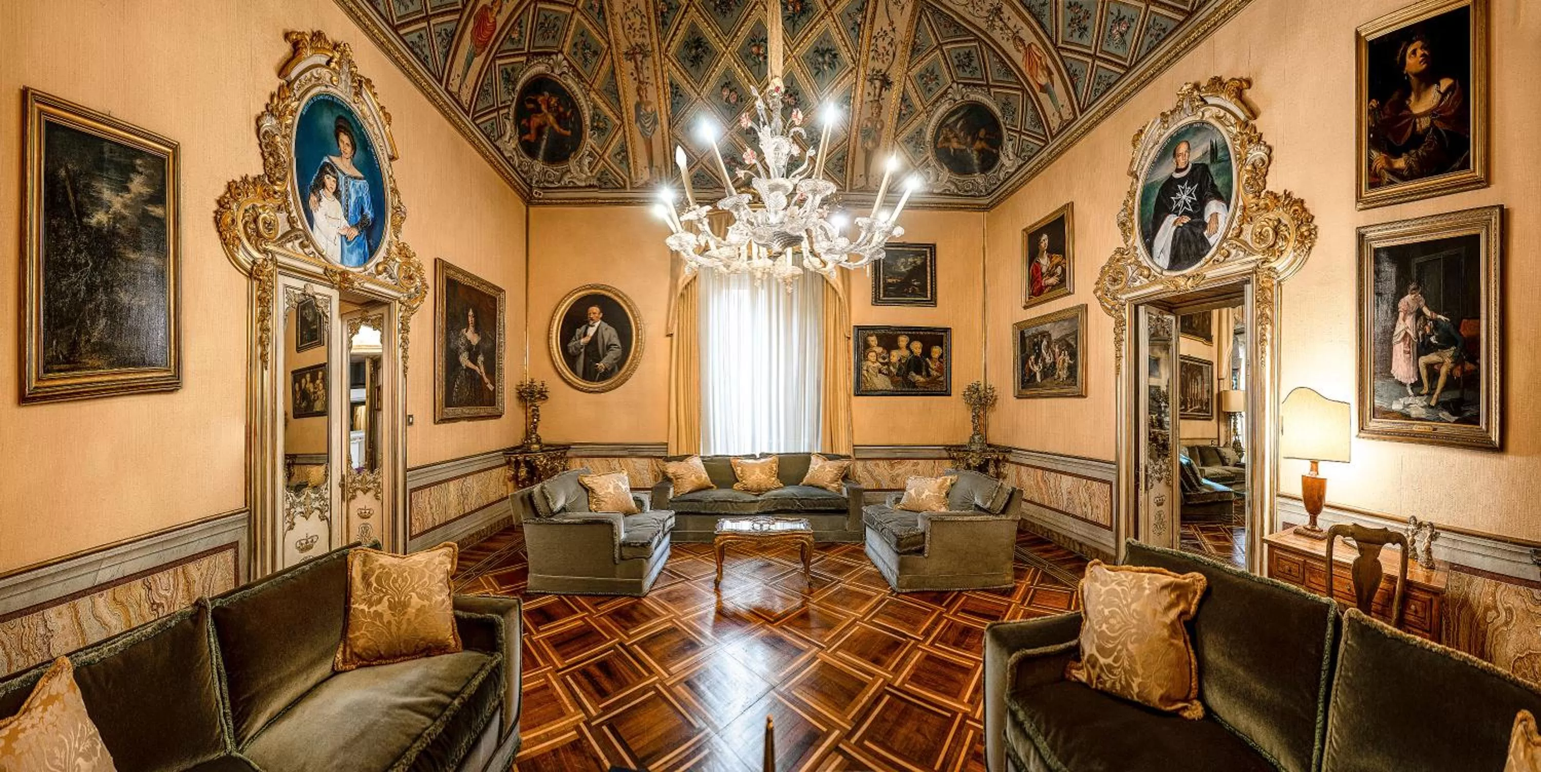 Living room in Residenza Ruspoli Bonaparte