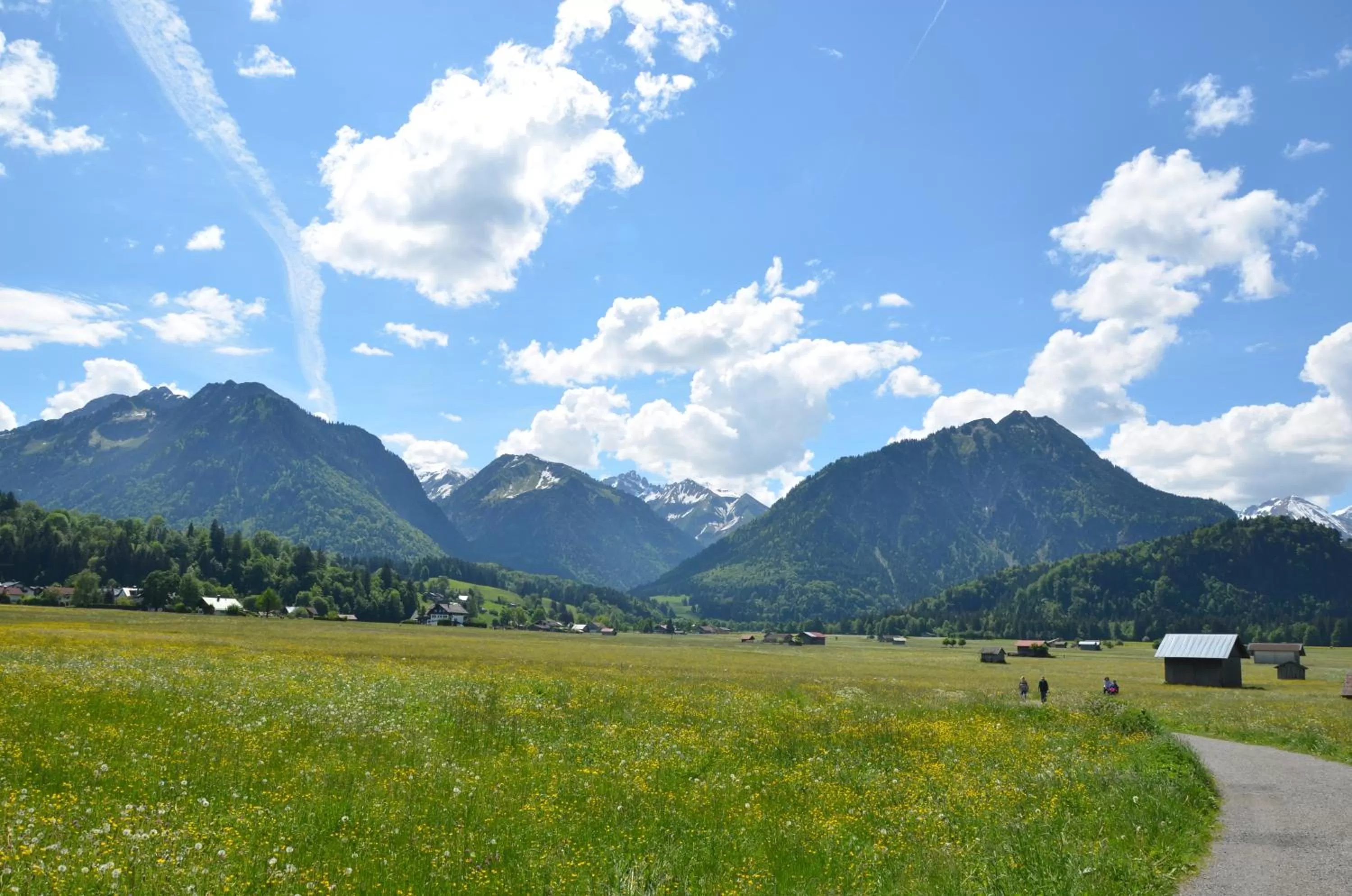 Natural landscape, Mountain View in Hotel Cafe Fuggerhof