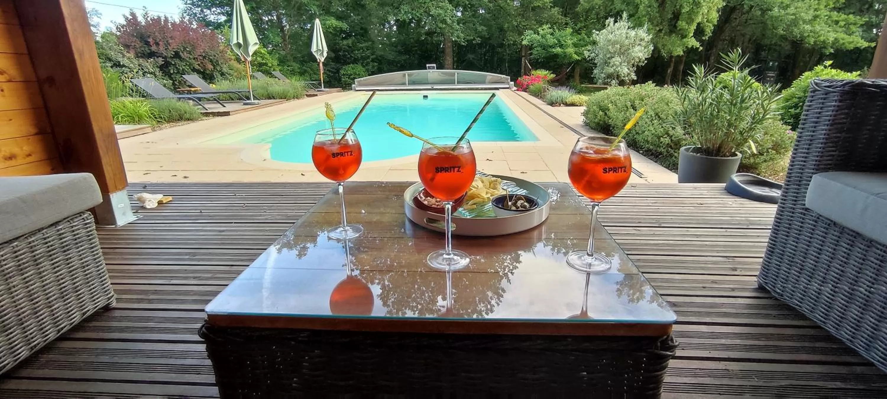 Swimming pool in Aux Couleurs d'Esteil