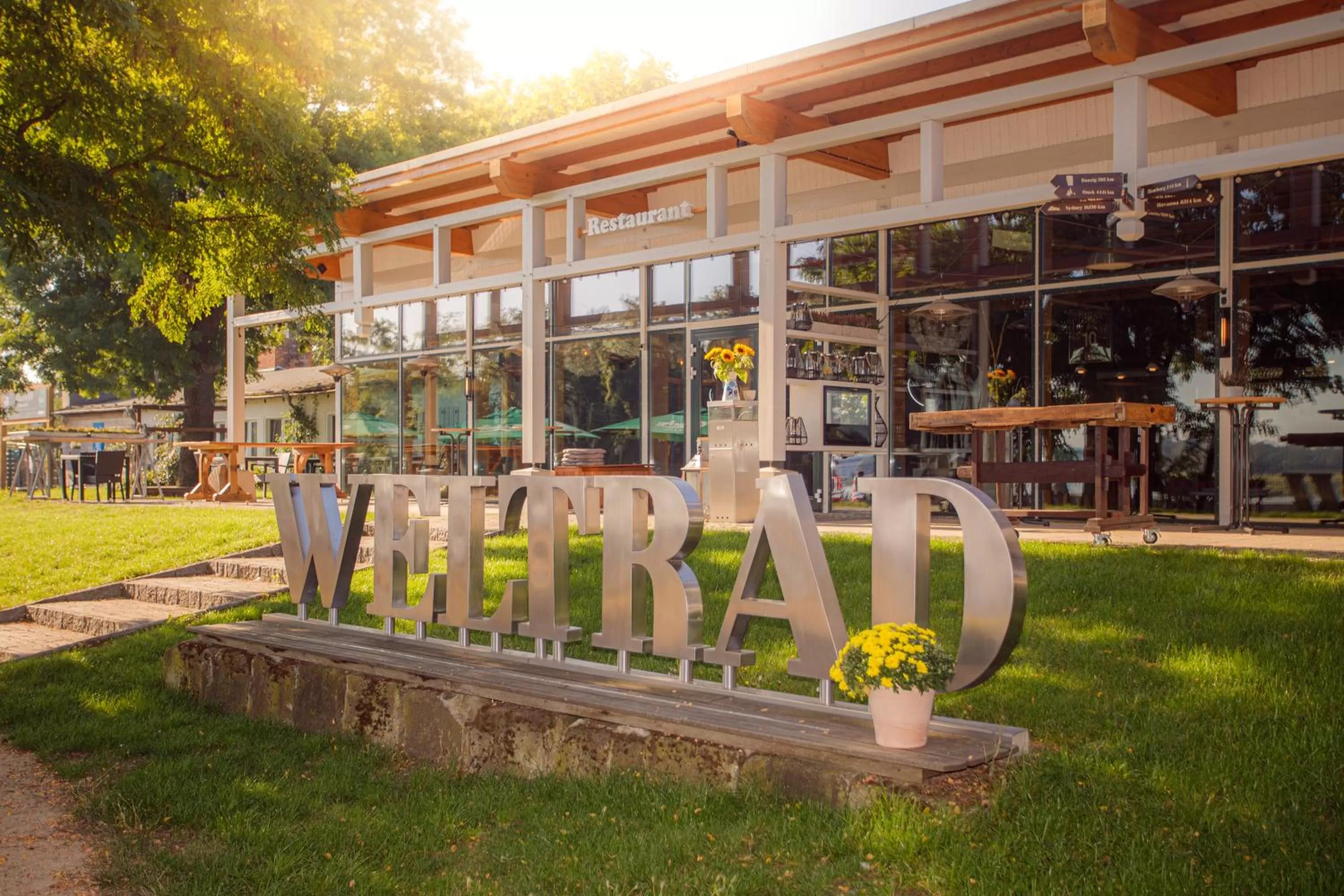 Property building in WELTRAD Am Fluß Restaurant & Quartier