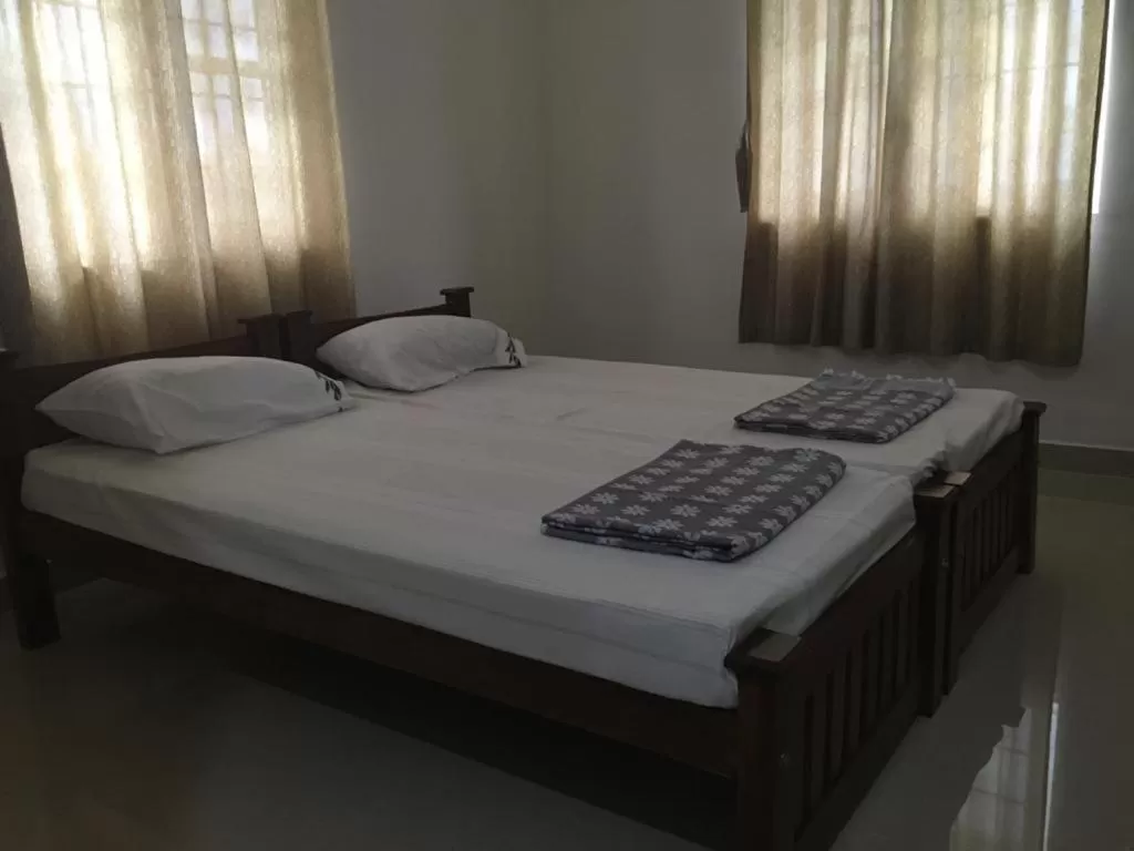 Bedroom, Bed in Shantham Service Apartments, Kinathukadavu, Coimbatore