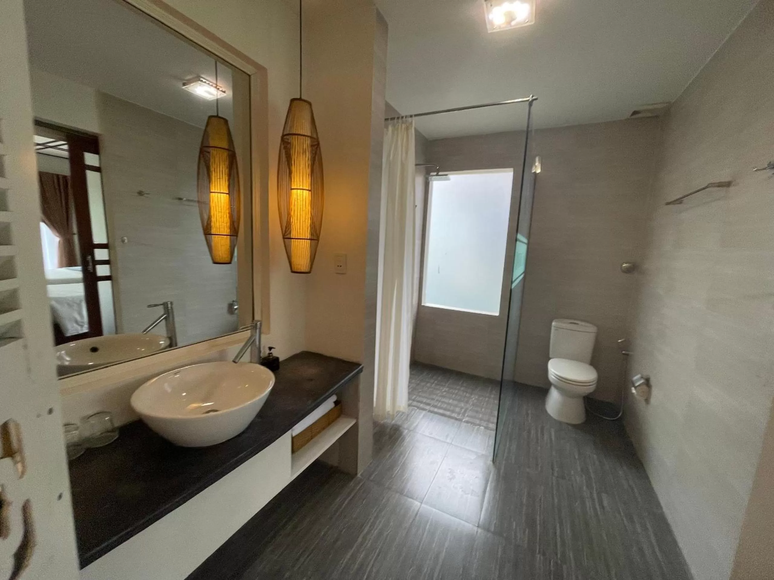 Toilet in Riverside Bamboo Resort Hoi An