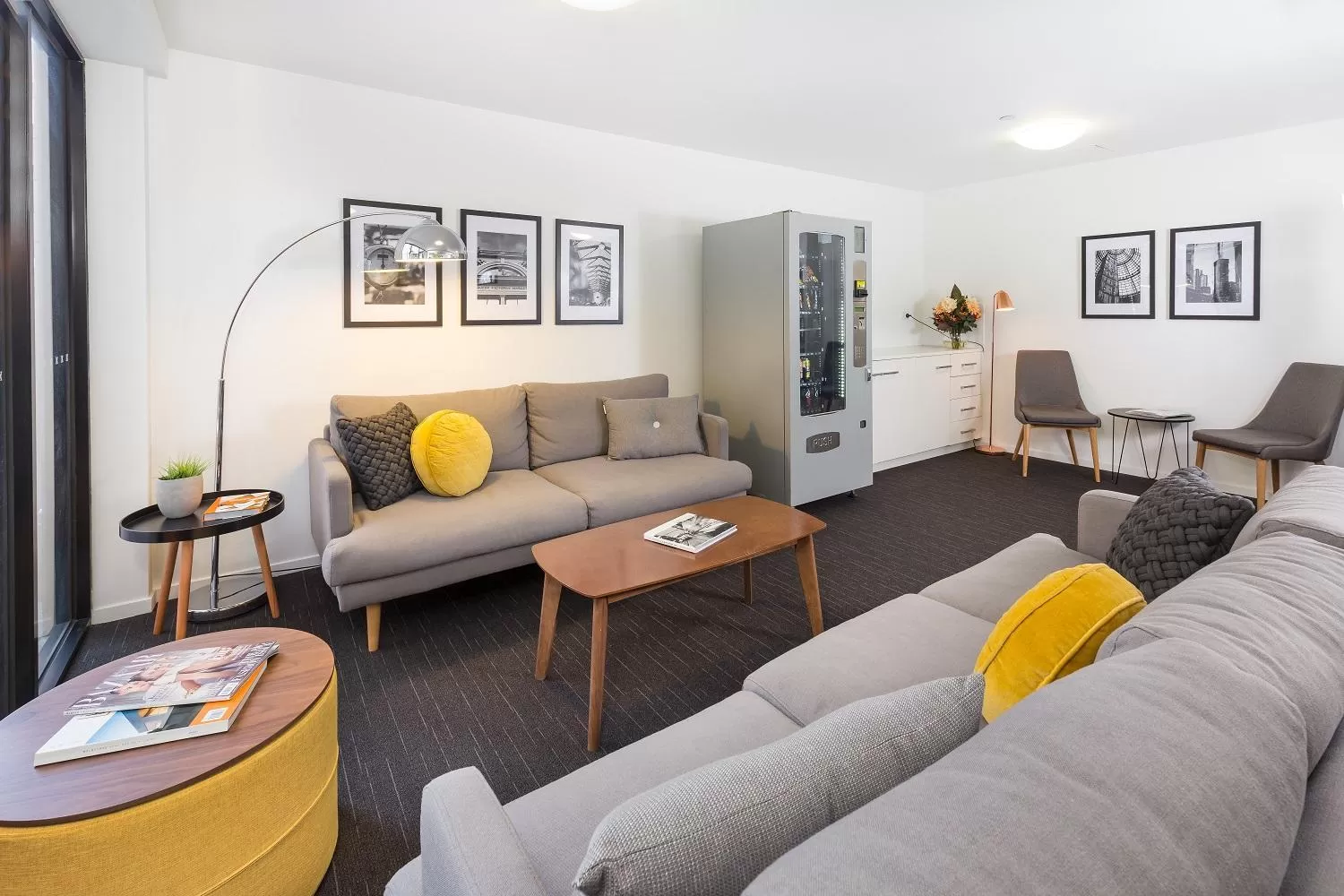 Lounge or bar in City Edge North Melbourne Apartment Hotel