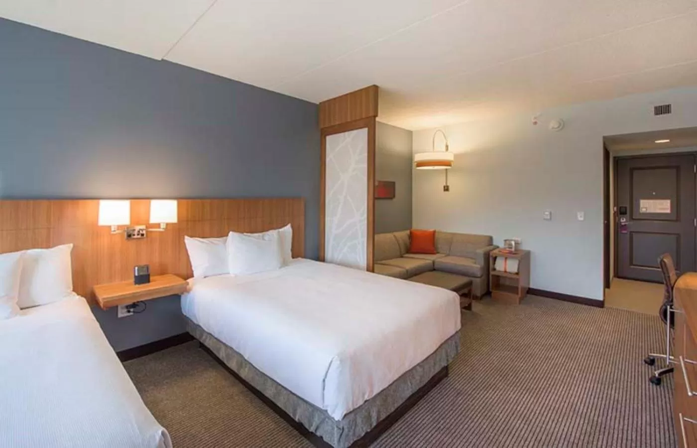 Bed in DoubleTree by Hilton Asheville Downtown