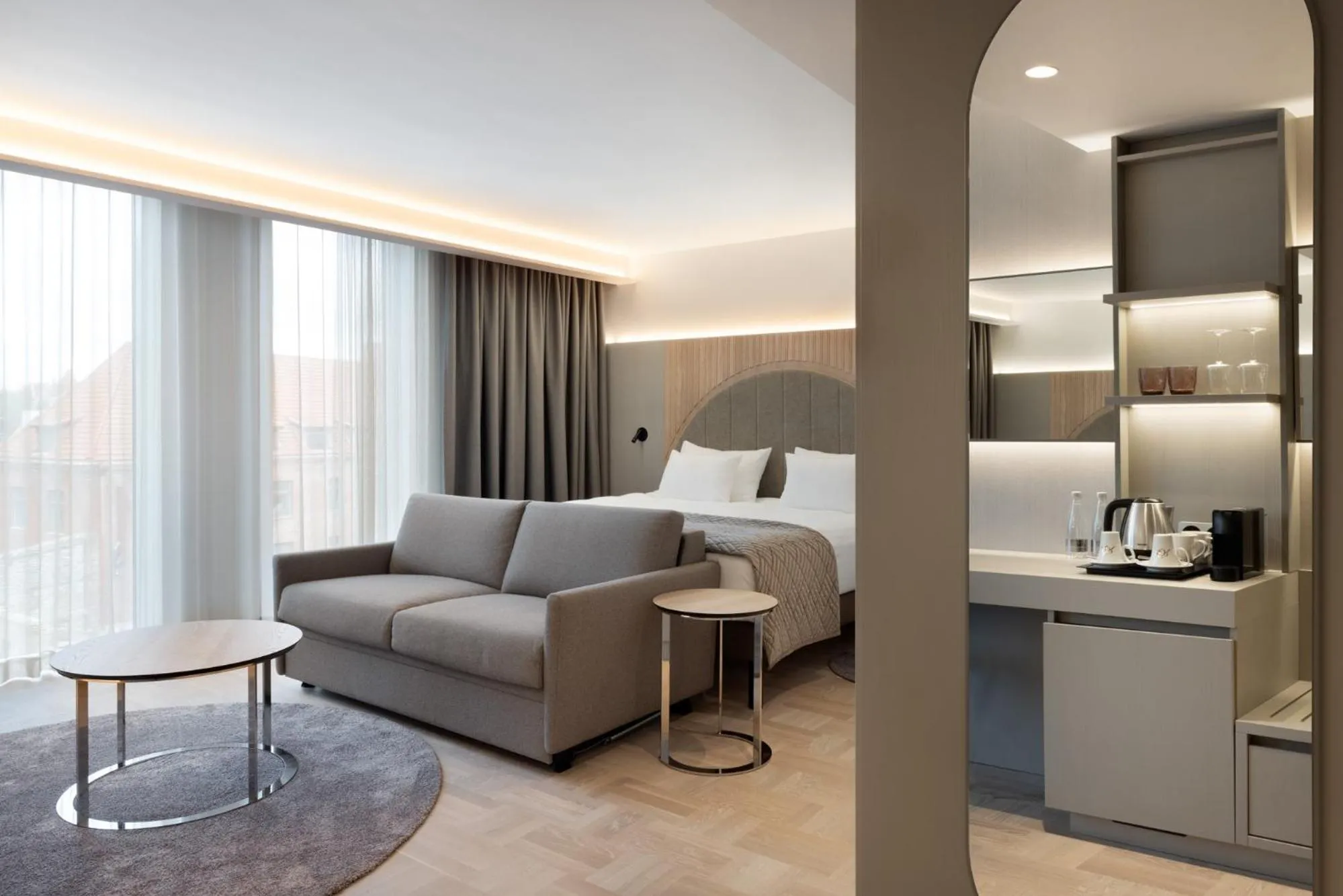 Bed in Nordic Hotel Forum