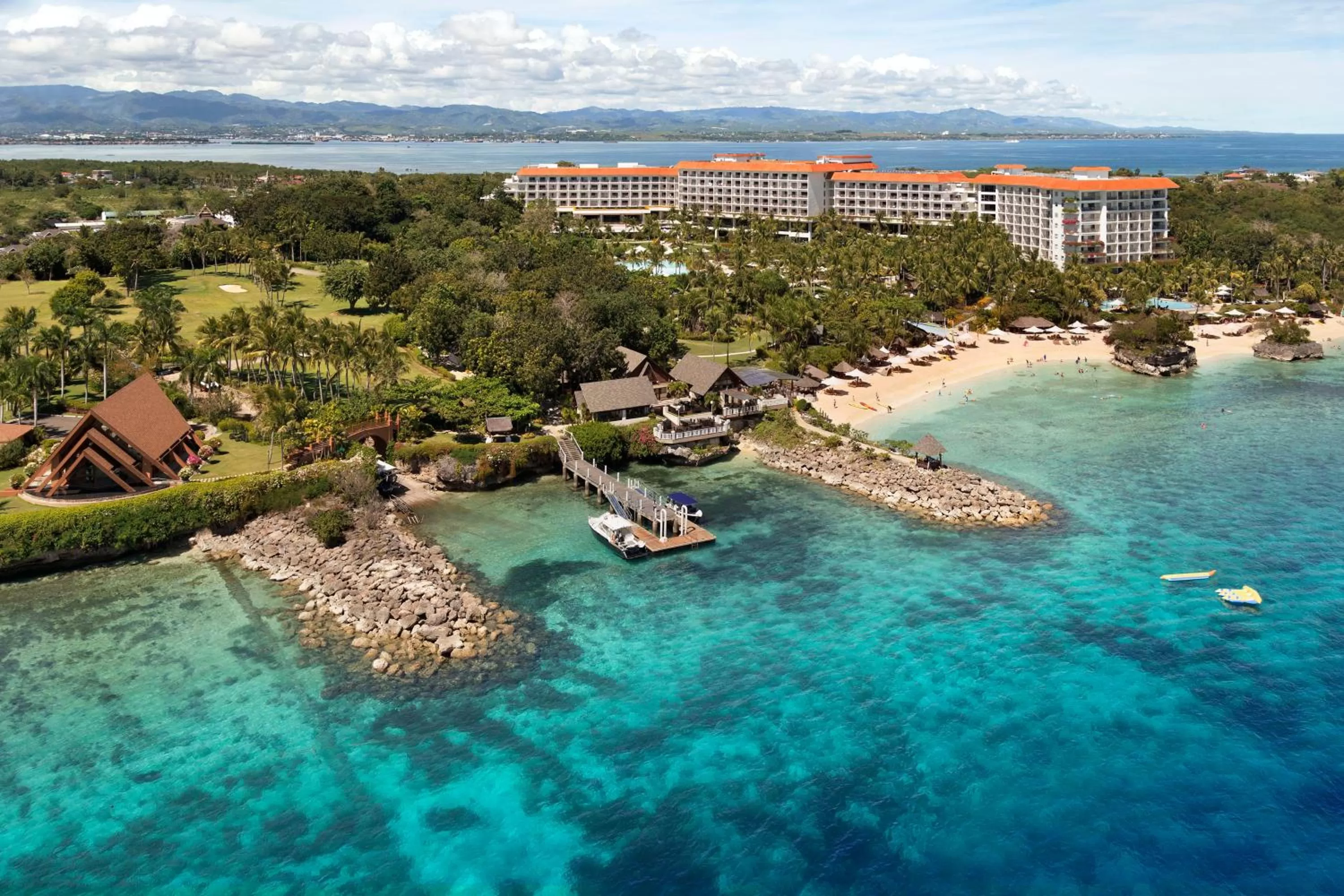 Property building in Shangri-La Mactan, Cebu