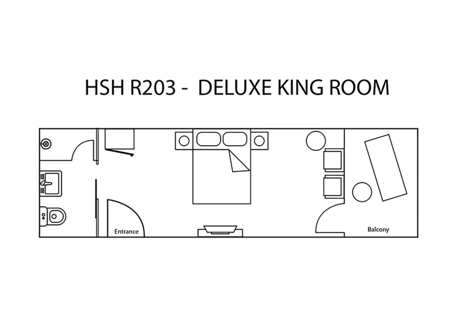 Floor plan in Heeren Straits Hotel