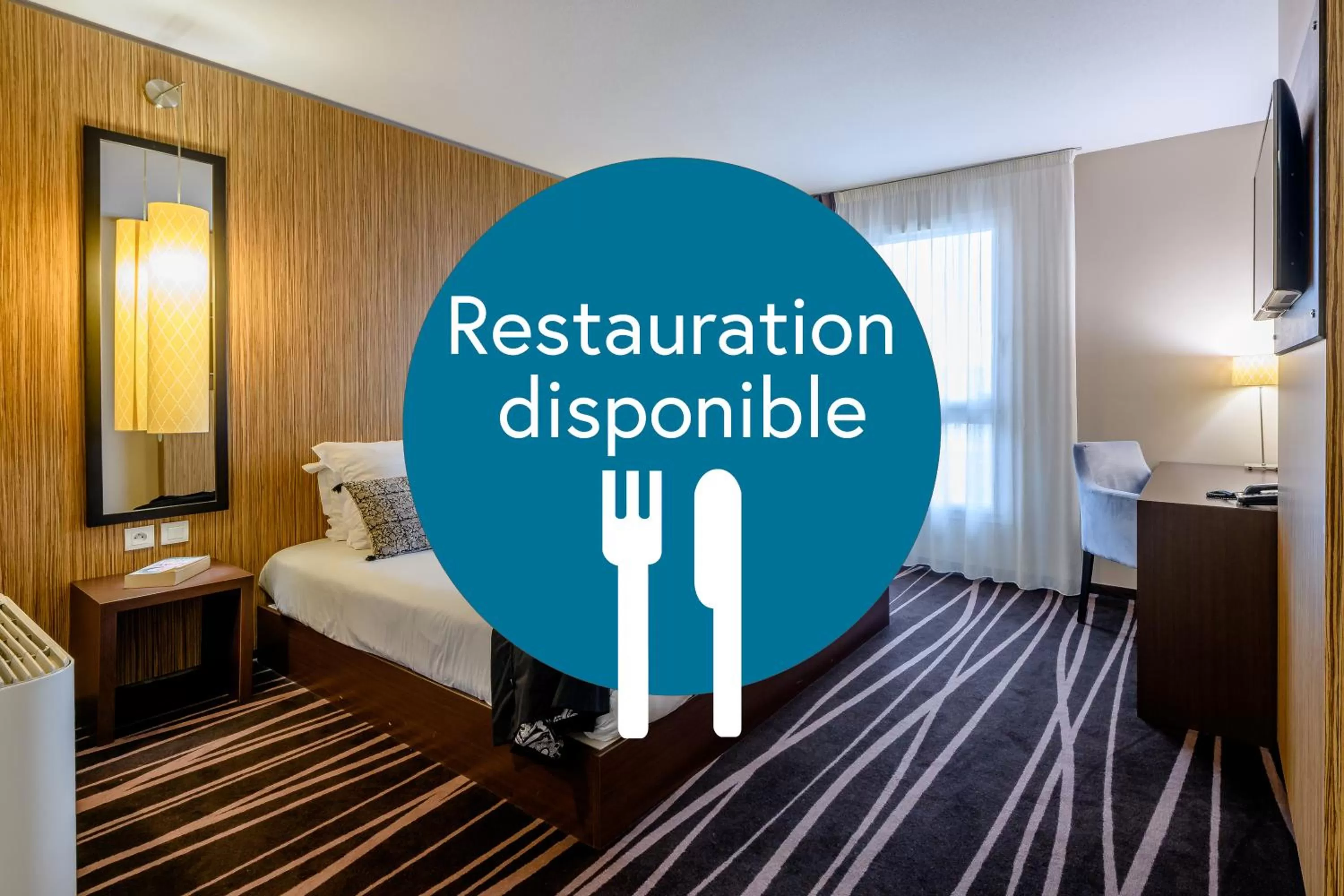 Bedroom, Bed in Comfort Aparthotel Bordeaux Begles Arena