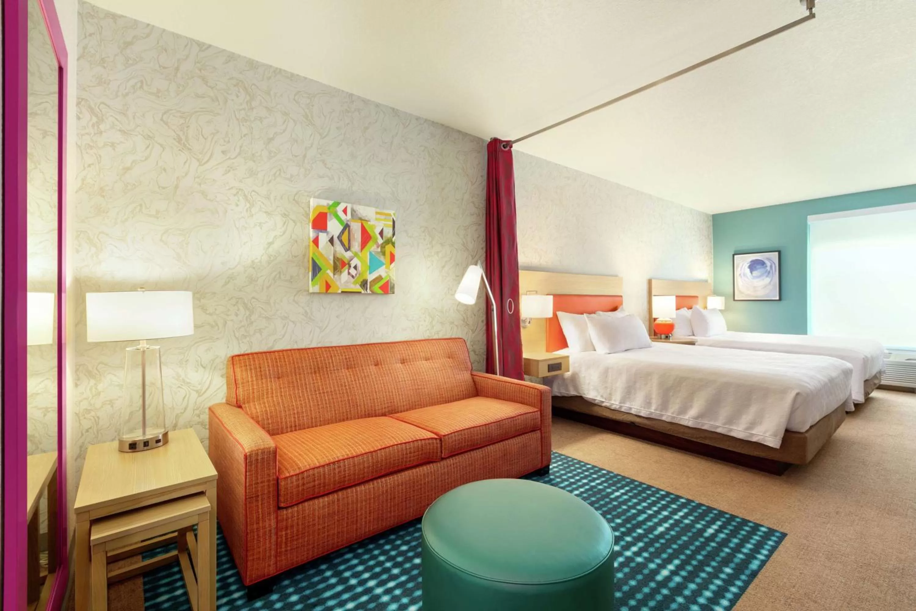 Queen Suite with Two Queen Beds - Hearing Accessible/Non-Smoking in Home2 Suites By Hilton Brandon Tampa