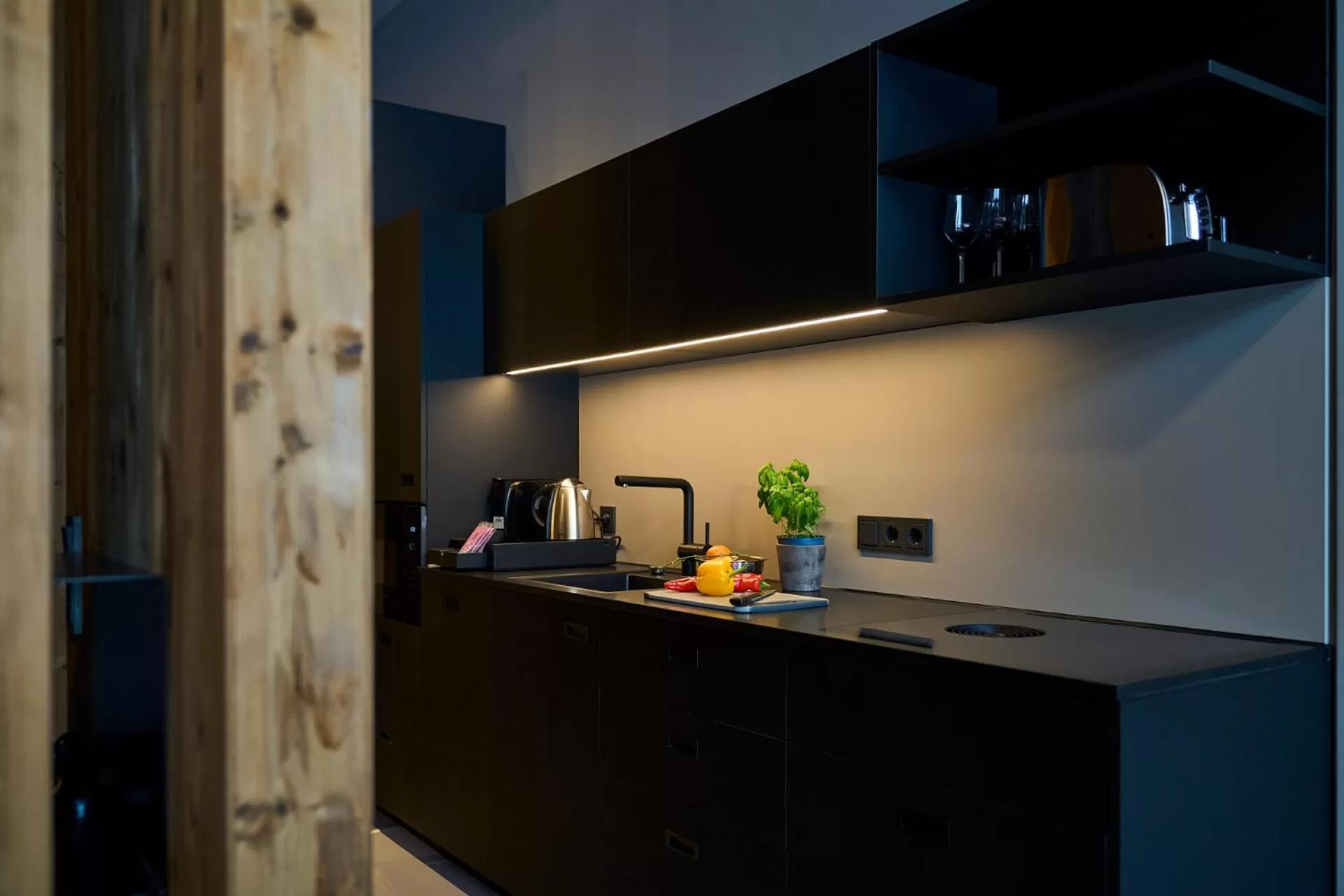 kitchen in Aparthotel Chalina