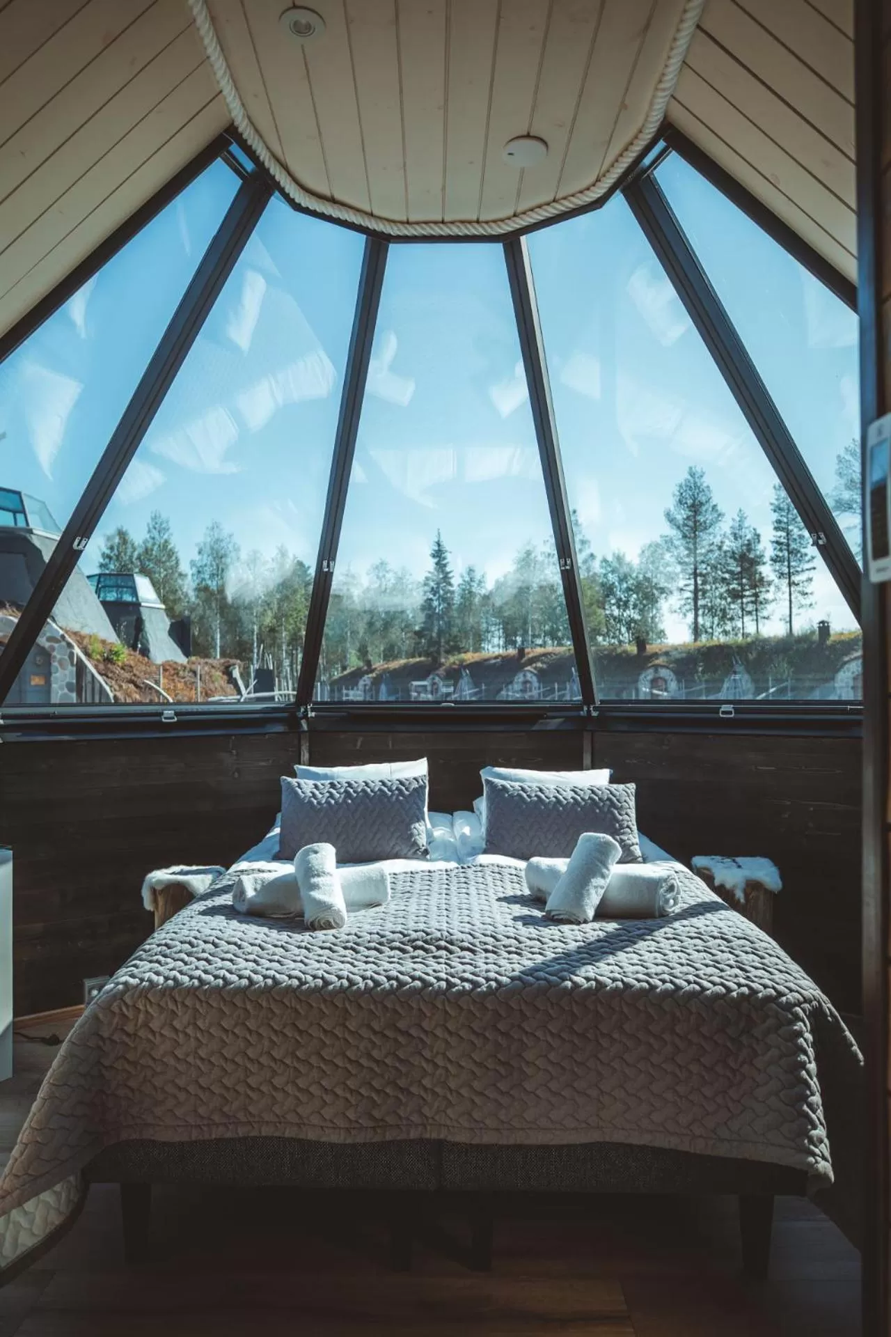 Bed in Apukka Resort