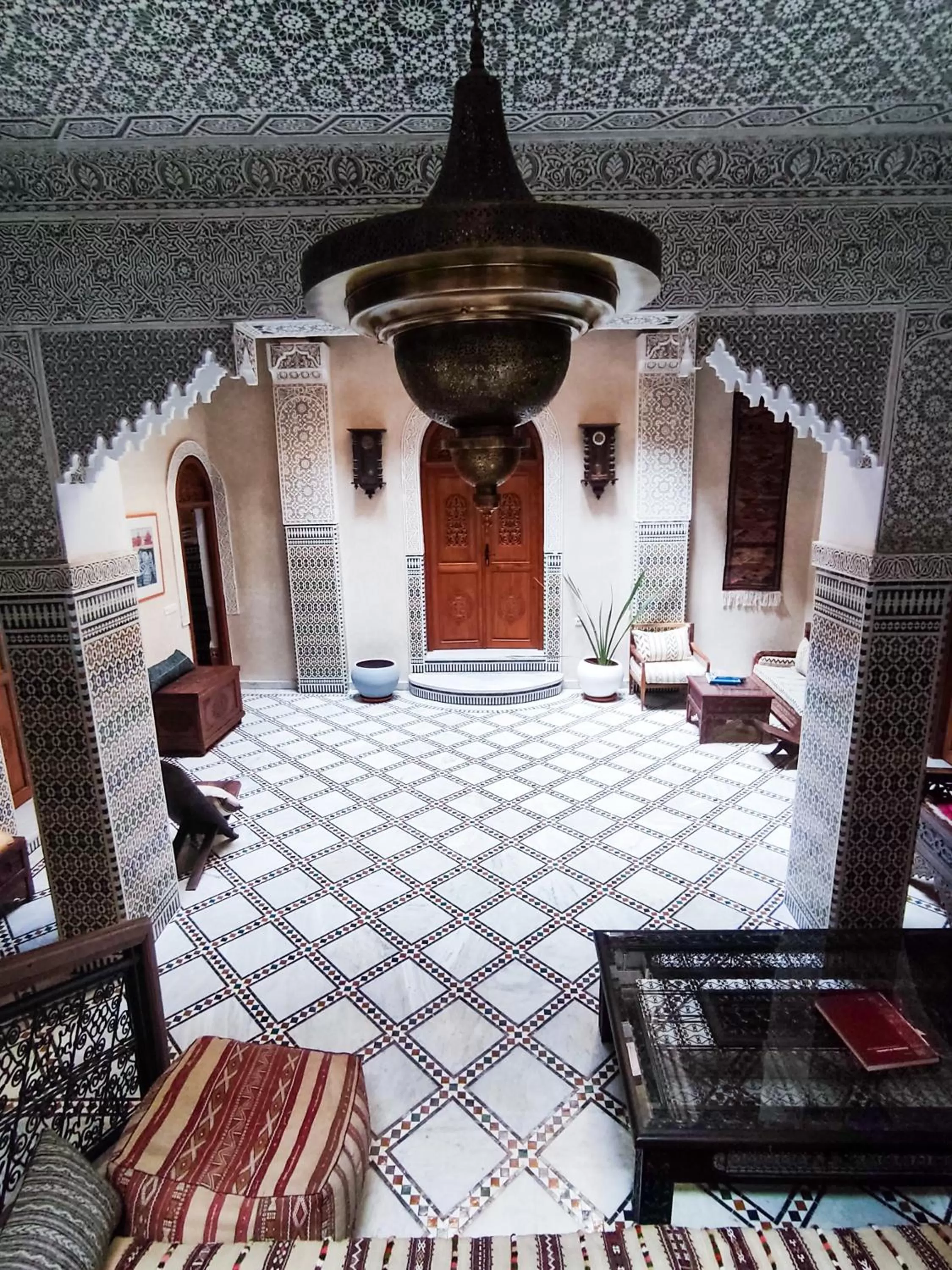 Living room in Riad le petit ksar