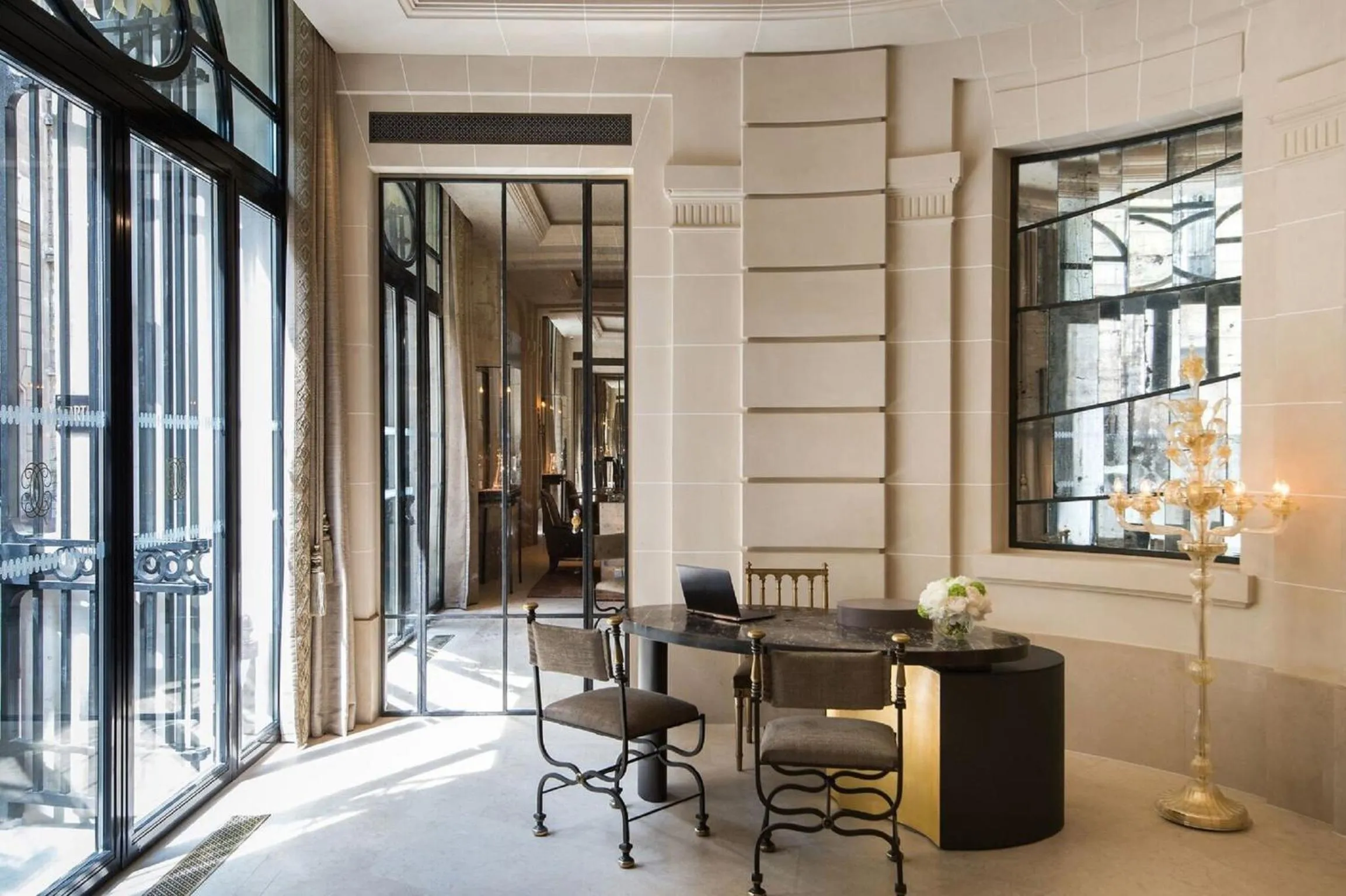 Lobby or reception in Hotel de Crillon