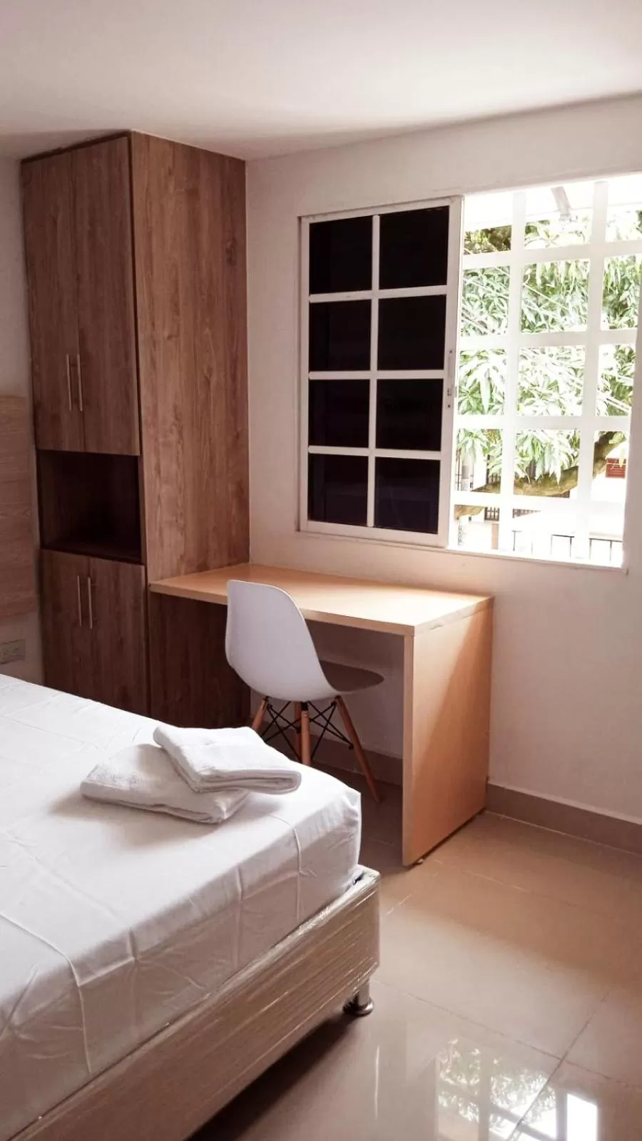 Bed in Aw Hotel Pasarela Real