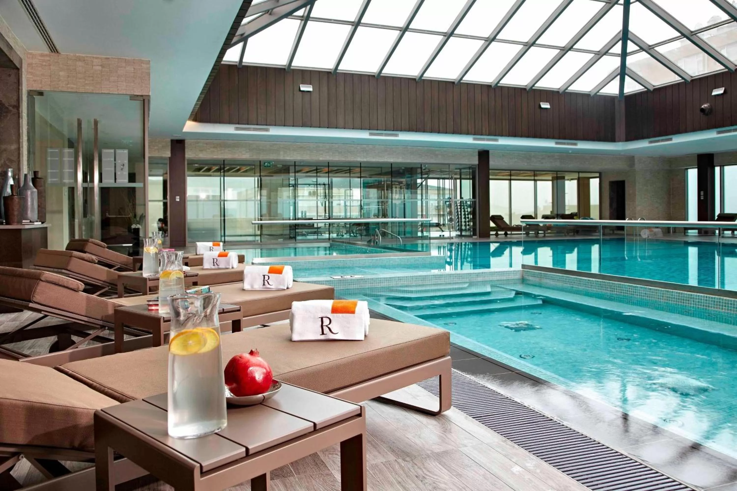 Swimming pool in Renaissance Istanbul Polat Bosphorus Hotel