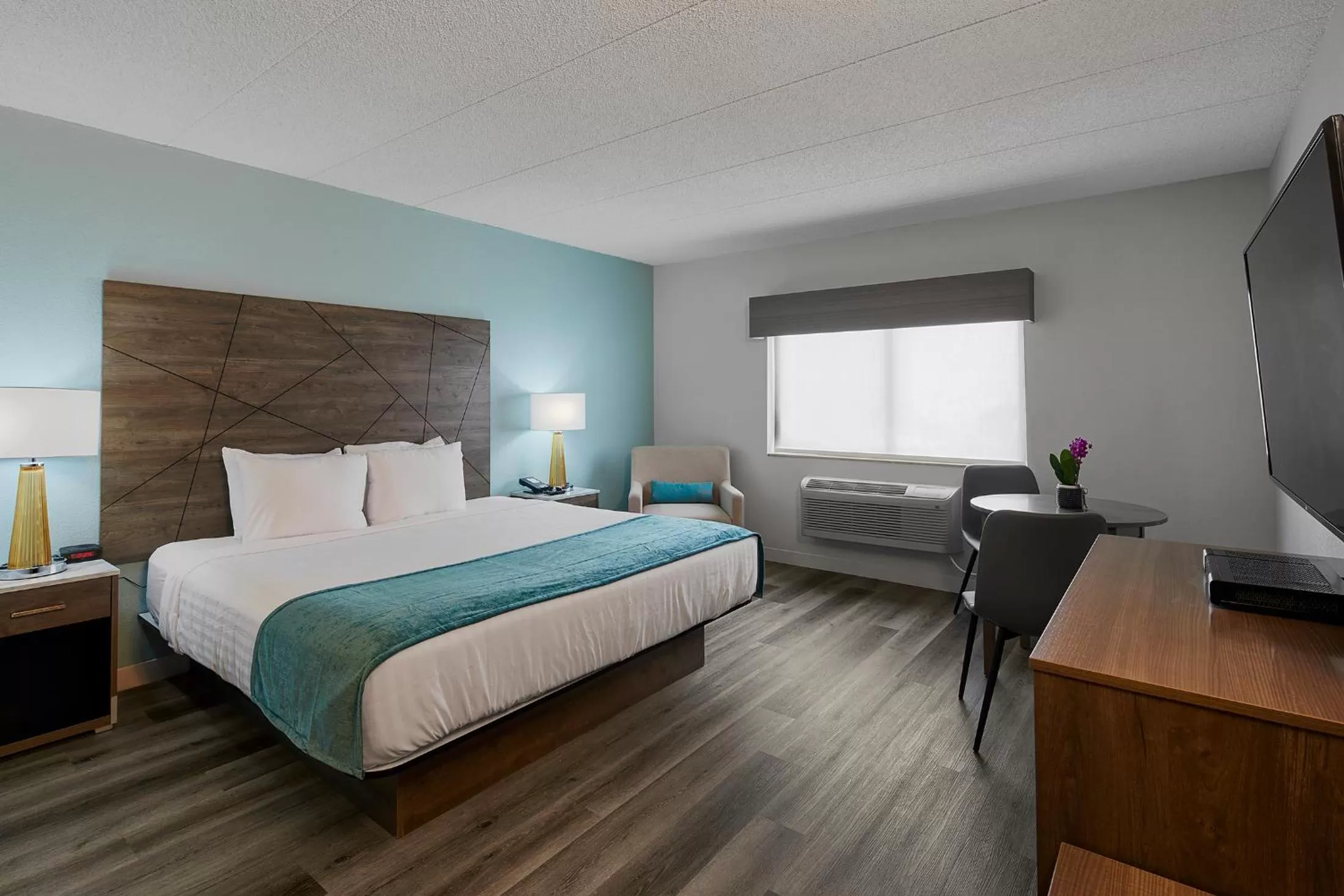 Bed in Hotel Wave at Rehoboth Beach