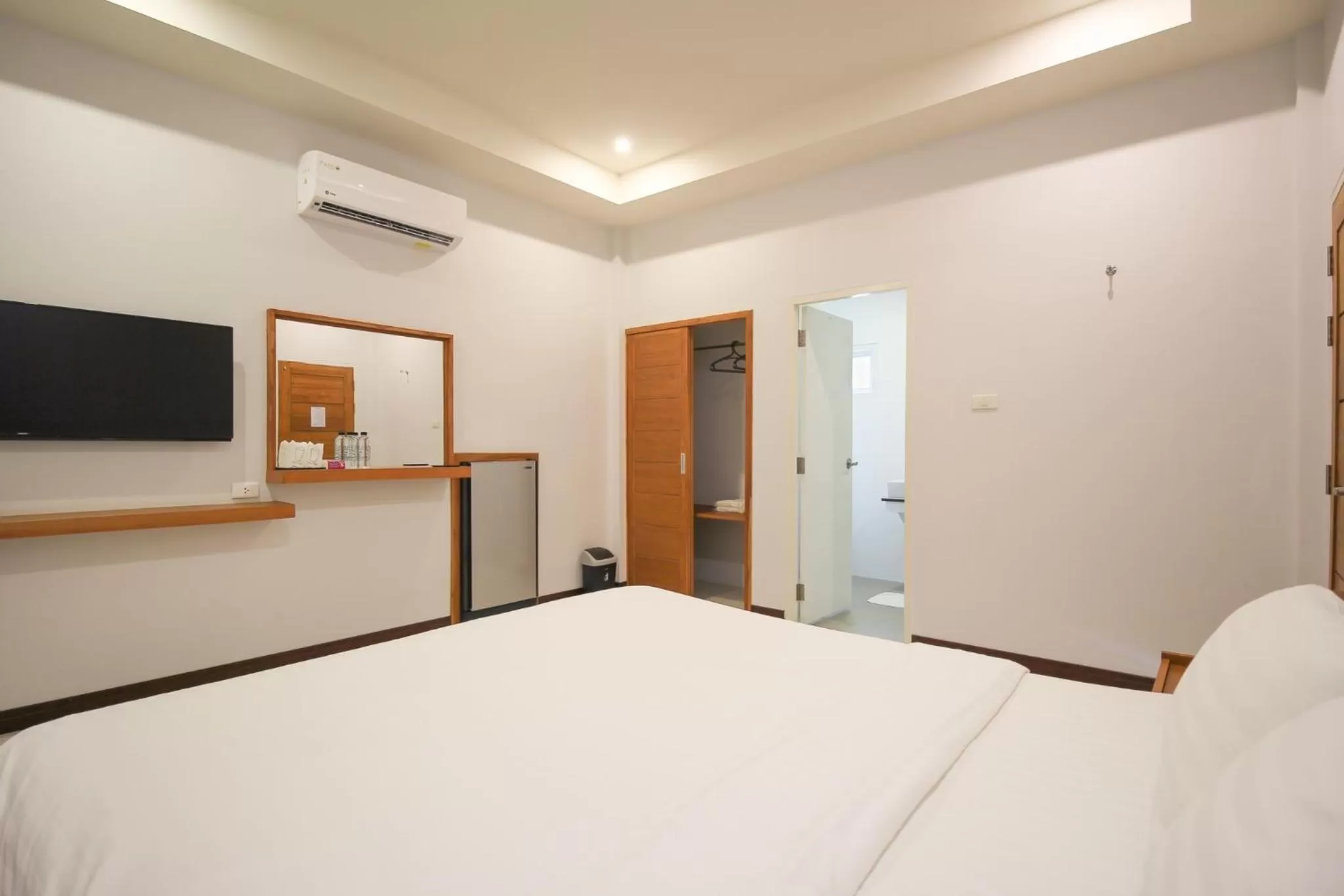 Bed in AKARD Private Villas Sattahip