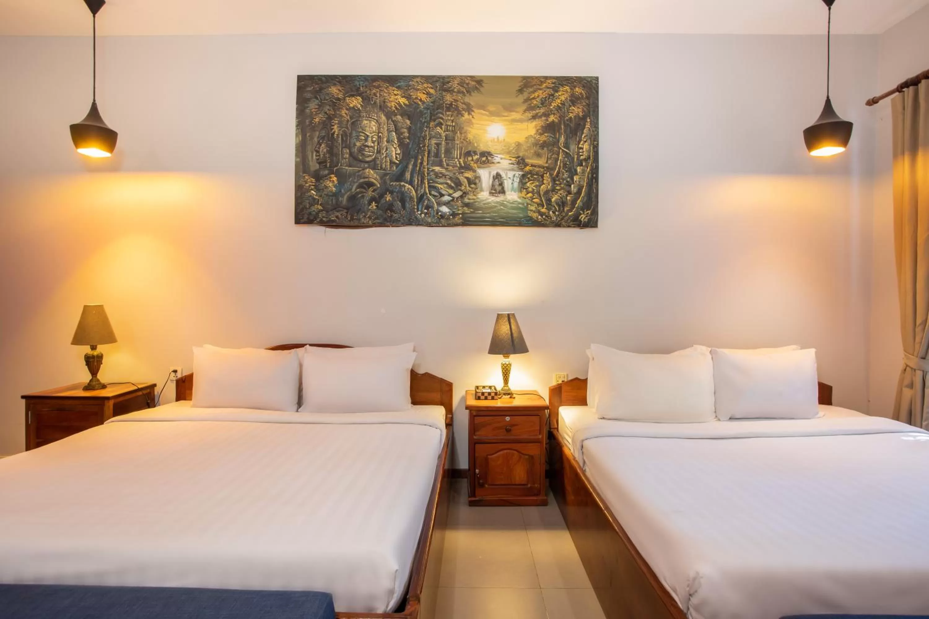 Bed in Indra Porak Residence Hotel