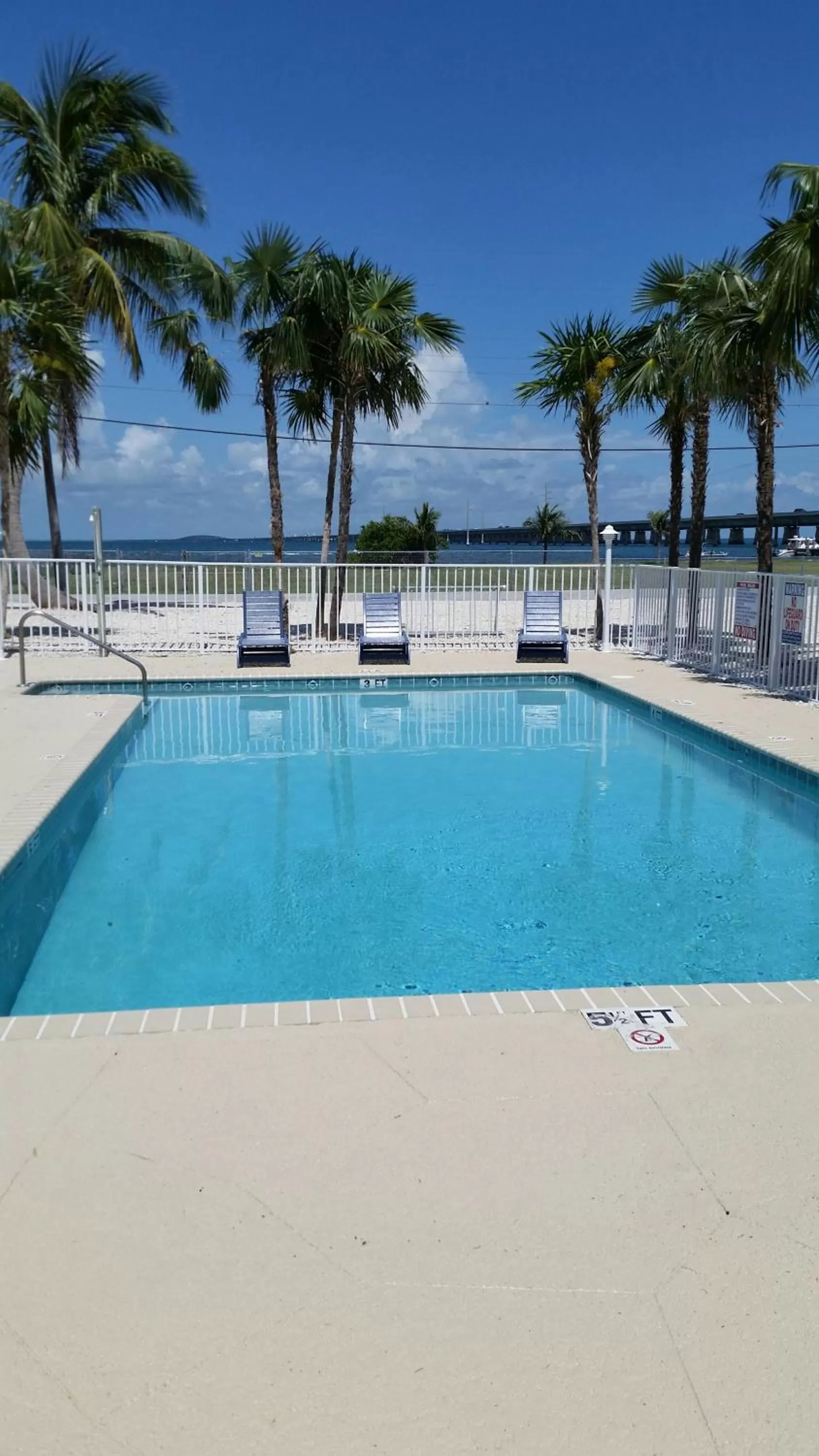 Pool view in Knight's Key Suites